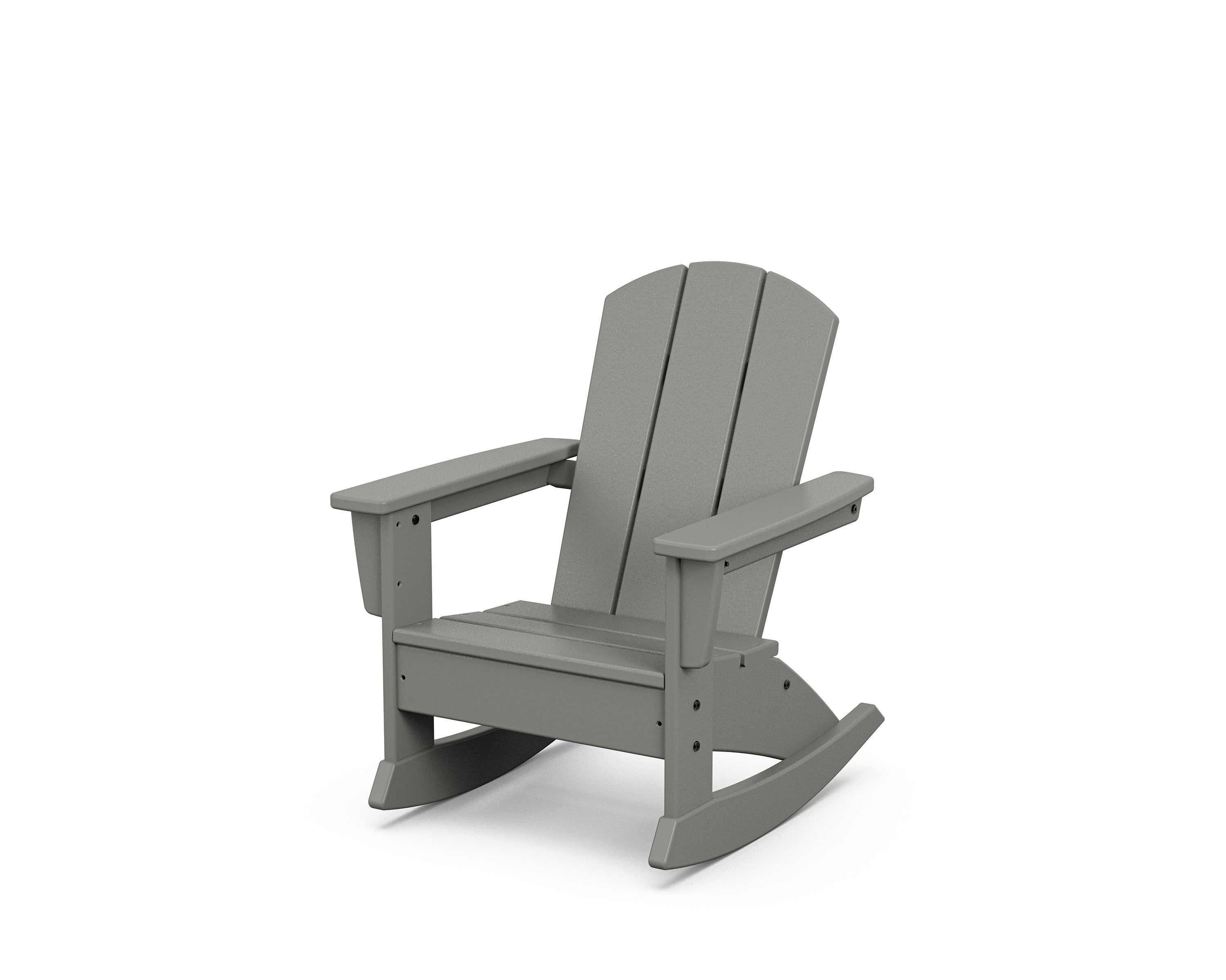 POLYWOOD® Kids Nautical Adirondack Rocking Chair