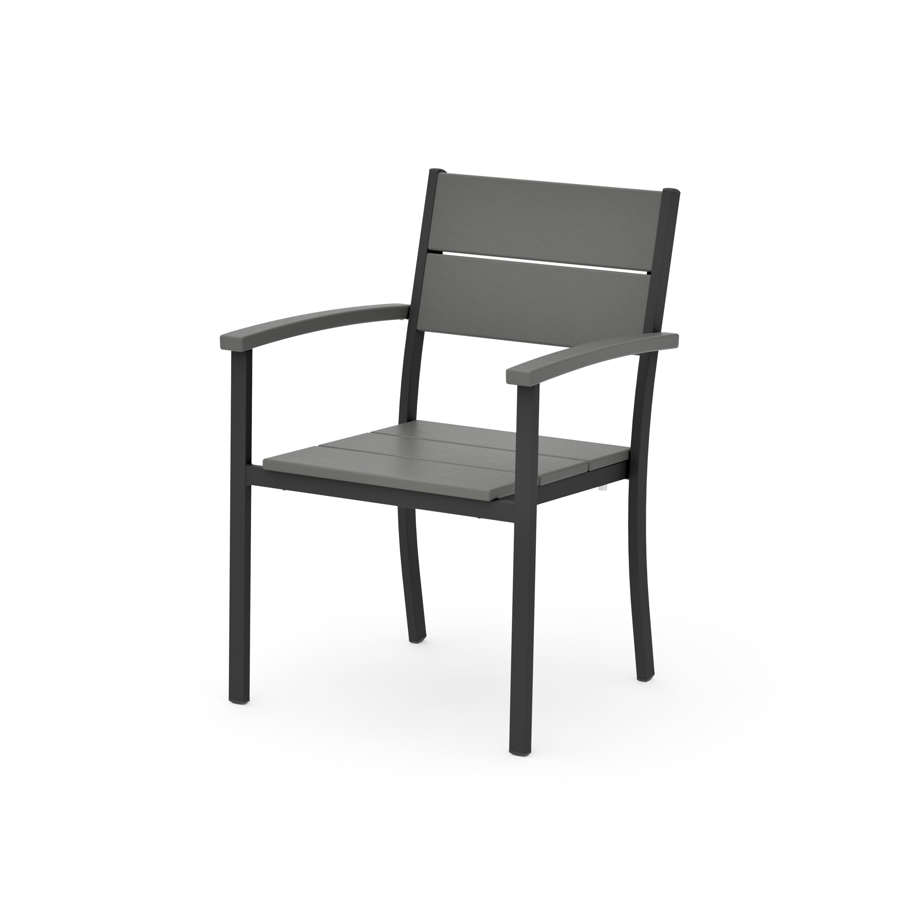 POLYWOOD® Main Street Stacking Dining Arm Chair