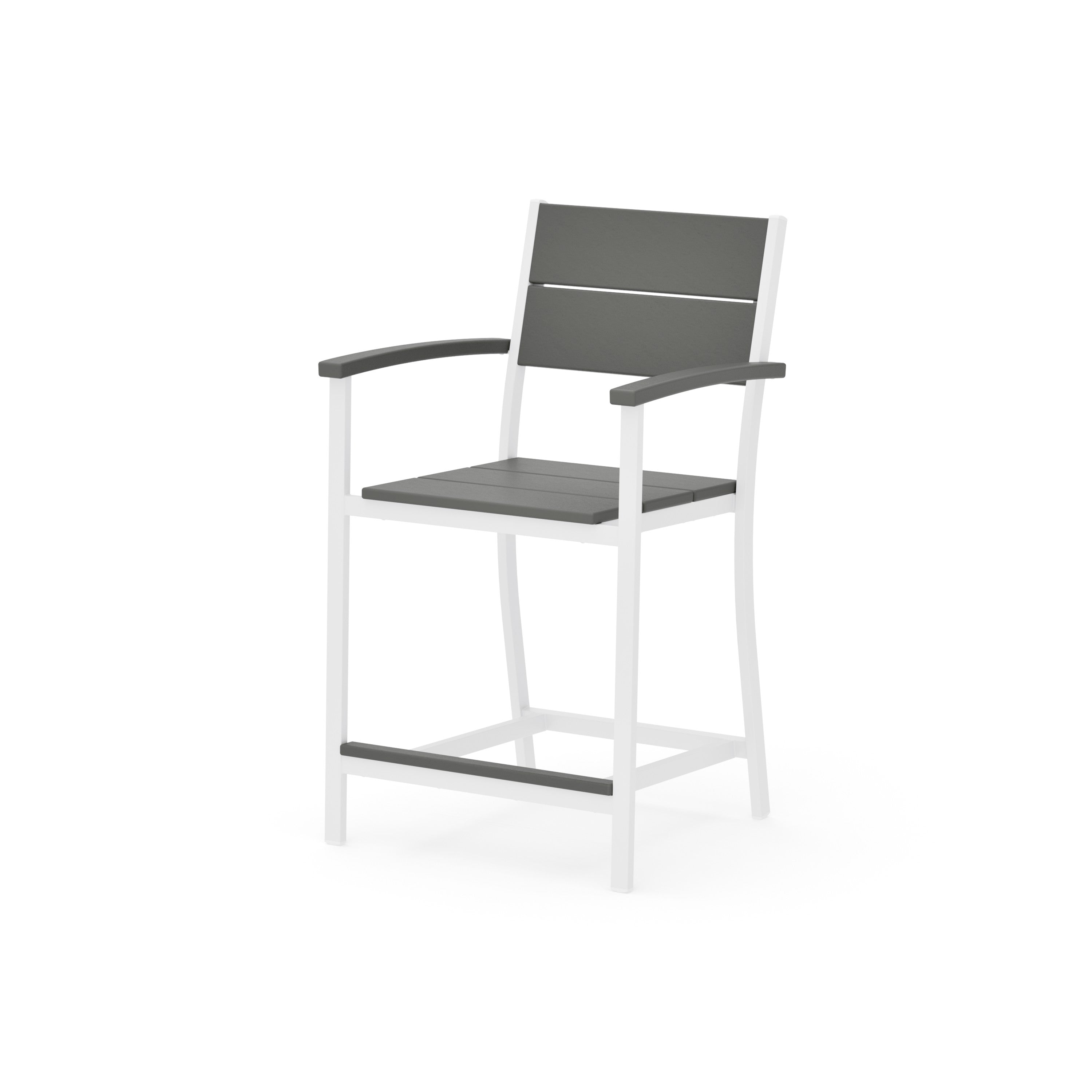 POLYWOOD® Main Street Counter Arm Chair