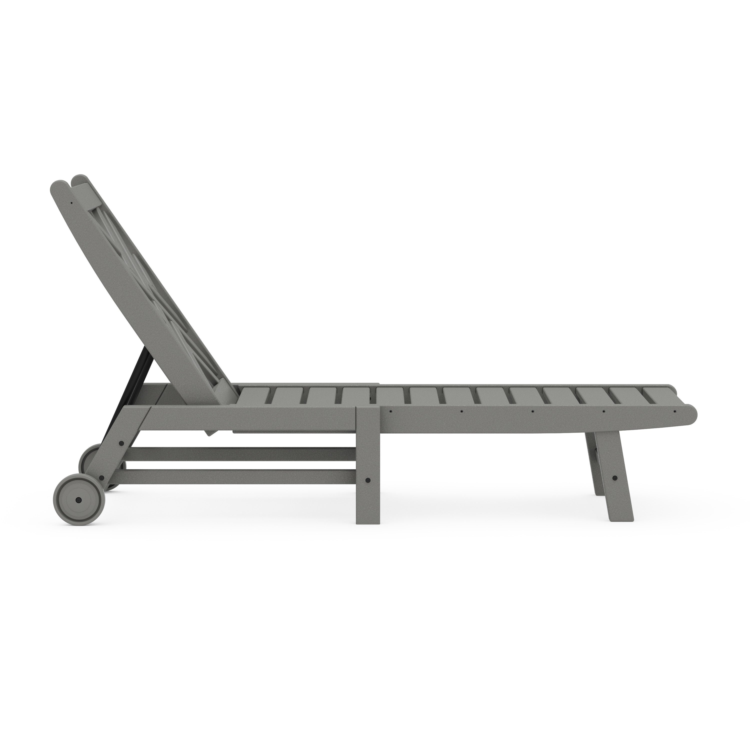 POLYWOOD® Chippendale Chaise with Wheels