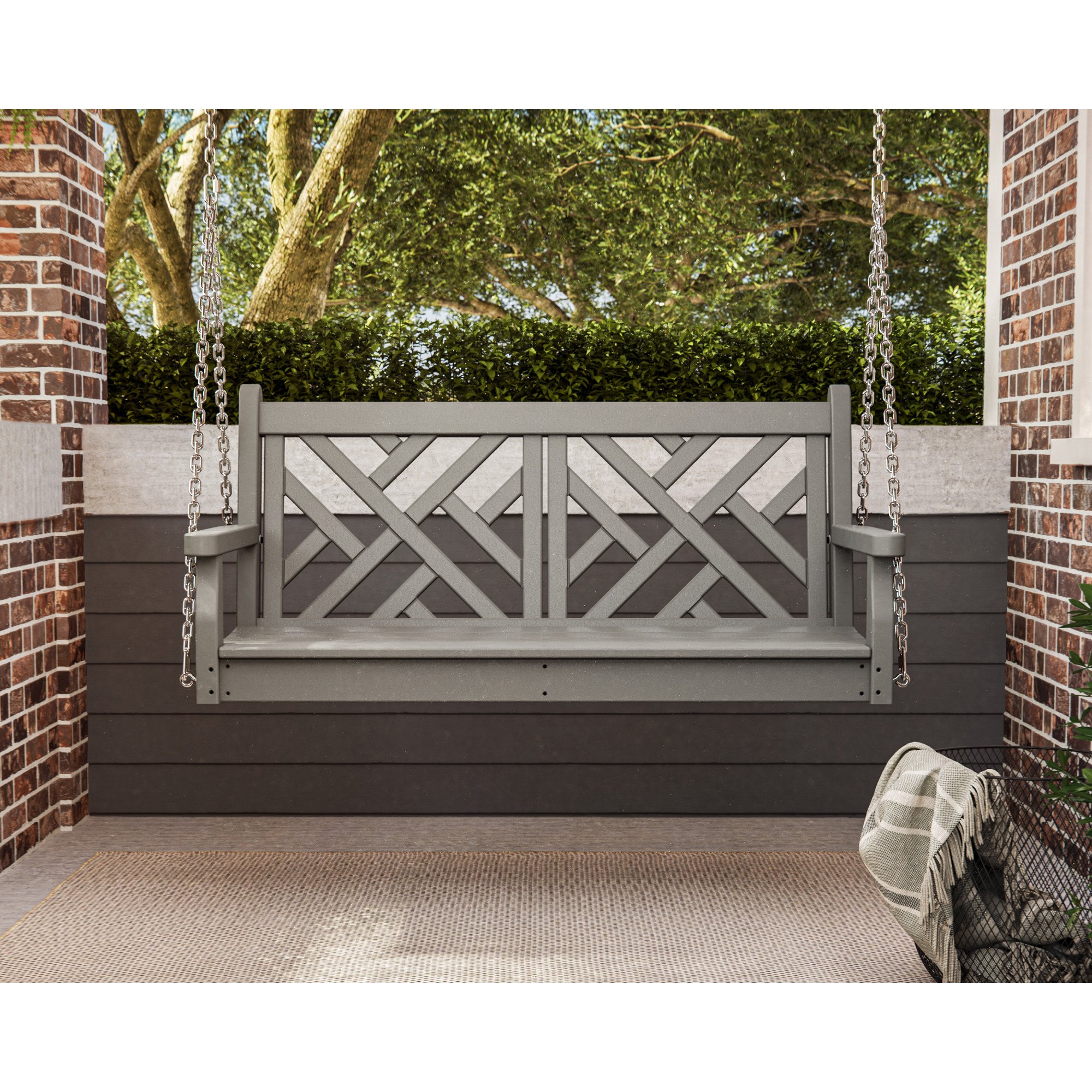 POLYWOOD® Chippendale 48" Swing - Lifestyle View 1