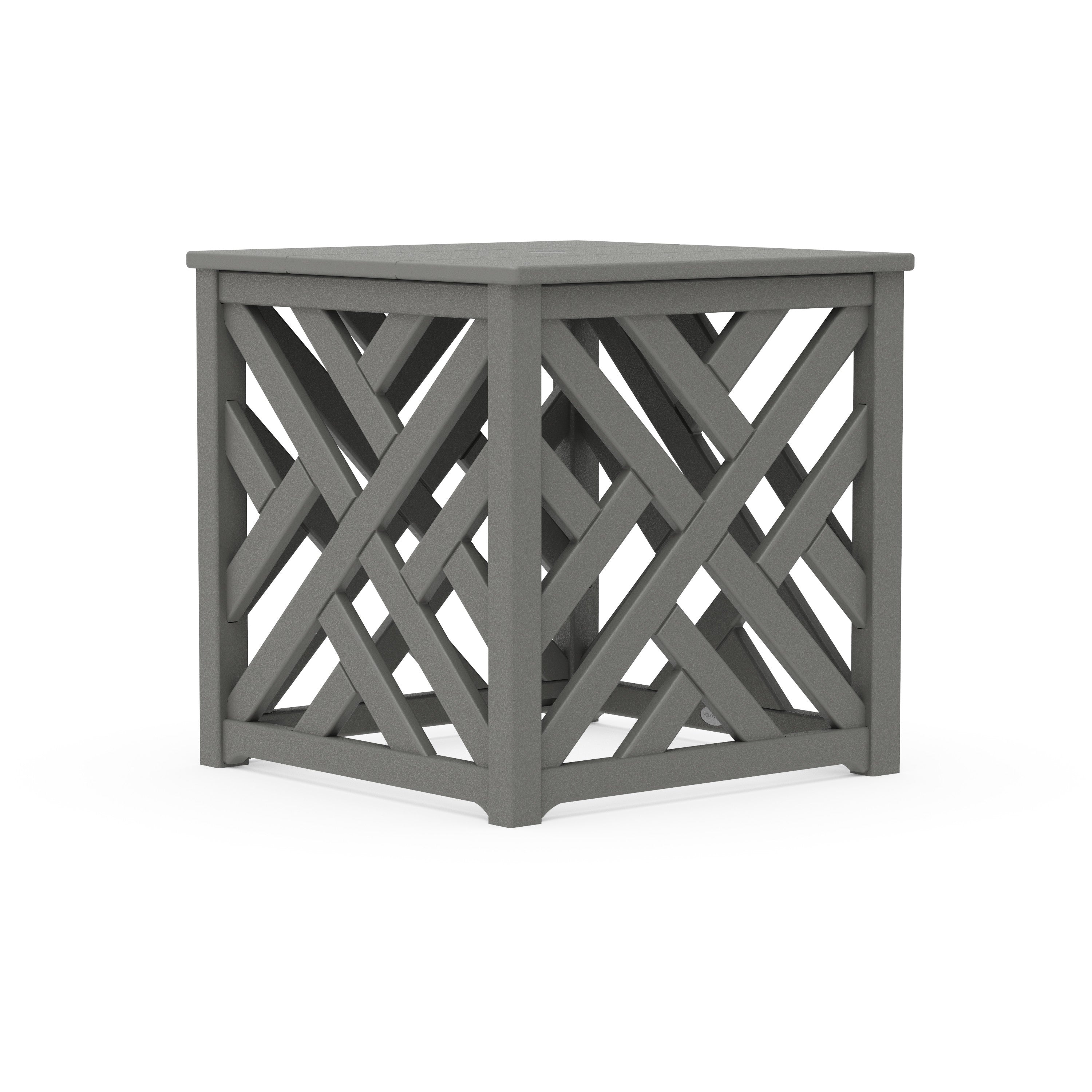 POLYWOOD® Chippendale Umbrella Stand Accent Table