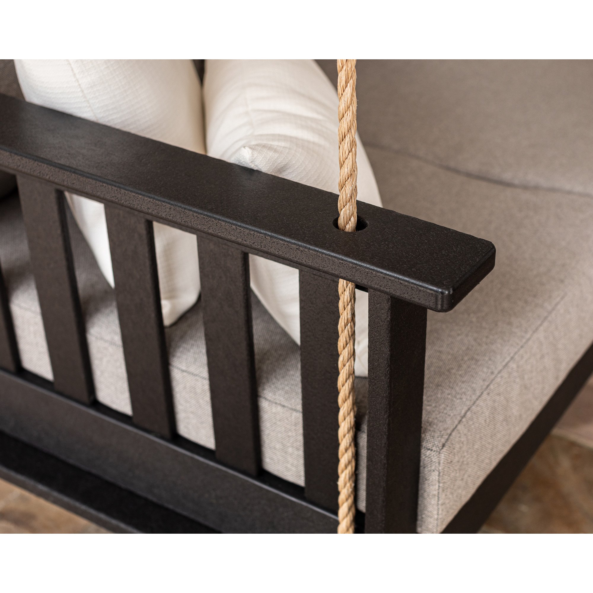 POLYWOOD® Vineyard Daybed Swing - Lifestyle View 2