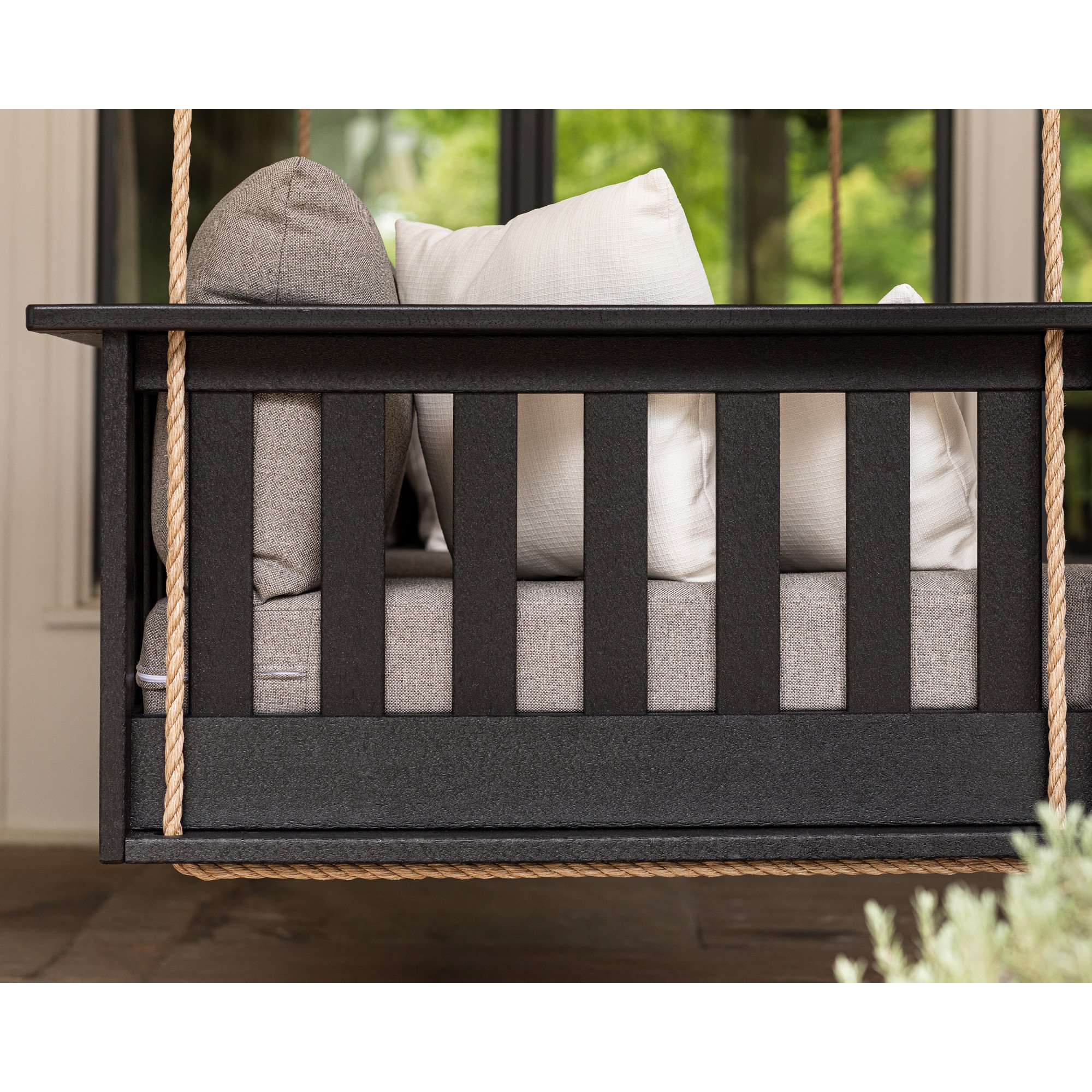 POLYWOOD® Vineyard Daybed Swing - Lifestyle View 12