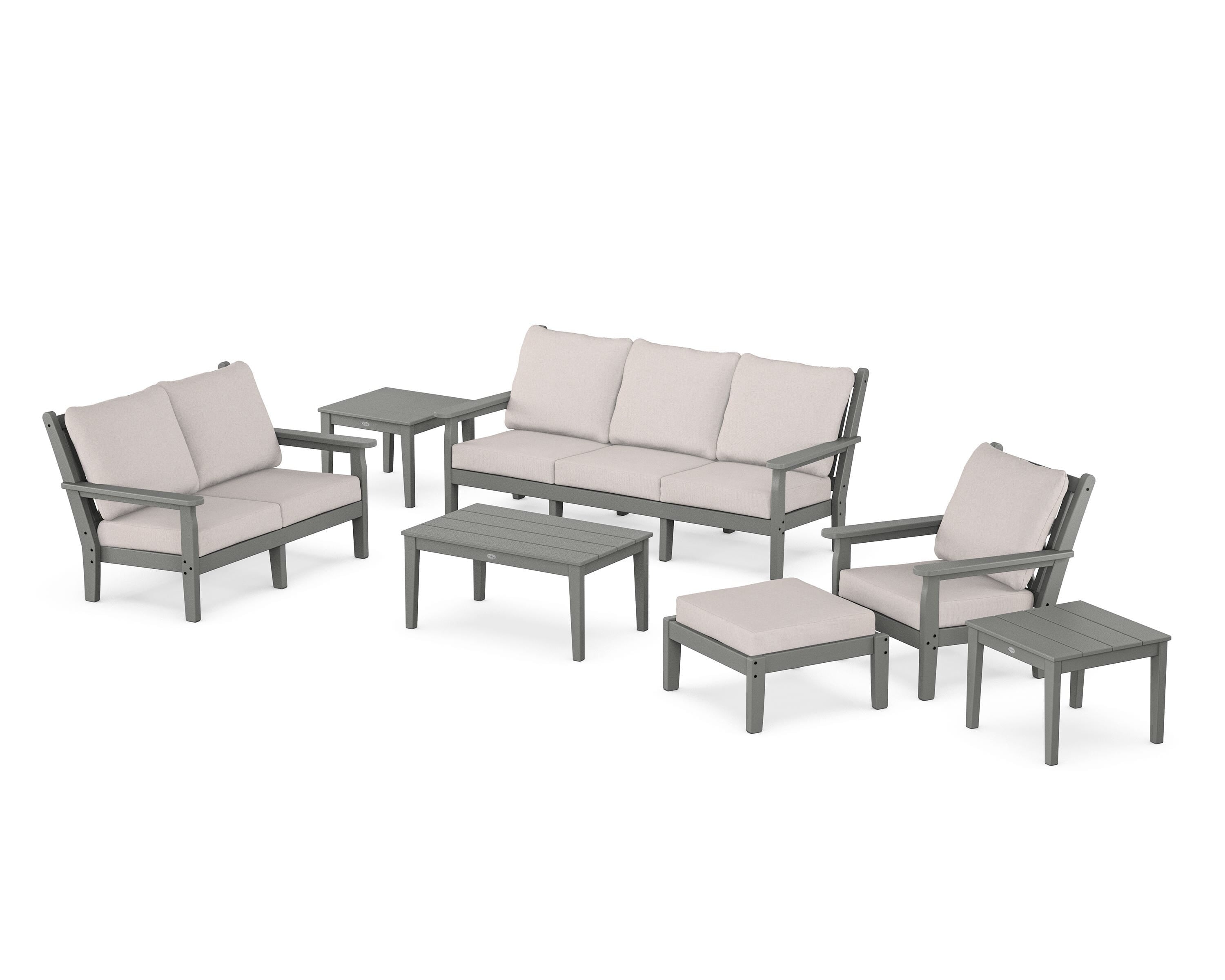 POLYWOOD® Chippendale 7-Piece Deep Seating Set