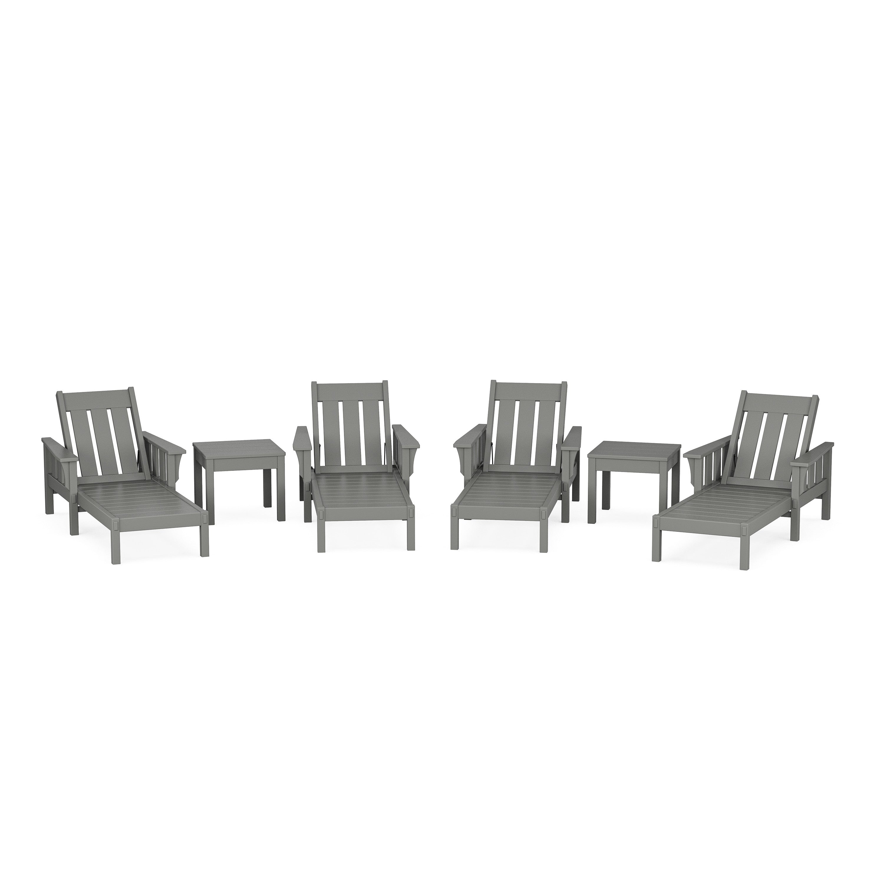 Martha Stewart by POLYWOOD Acadia 6-Piece Chaise Set