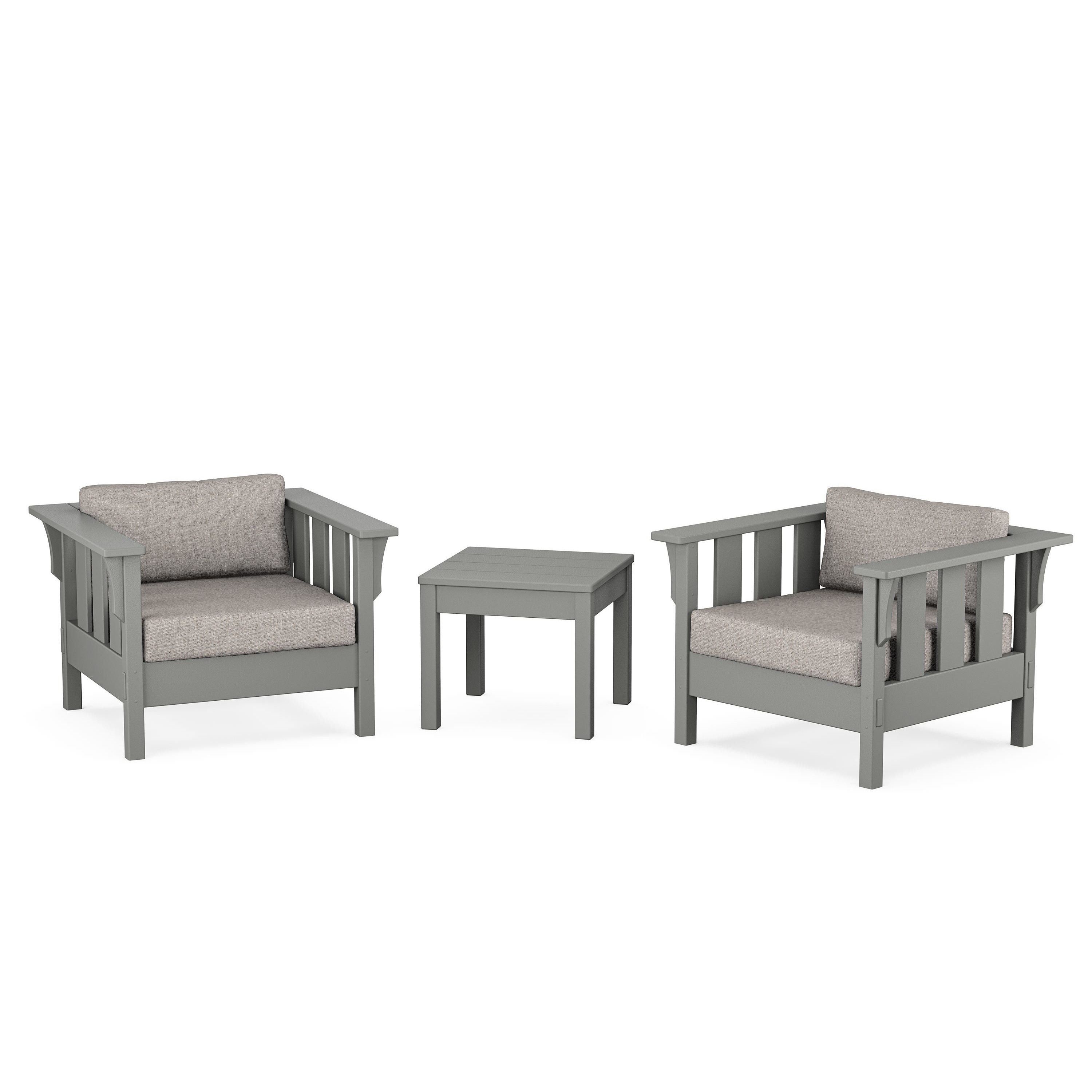 Martha Stewart by POLYWOOD Acadia 3-Piece Deep Seating Set