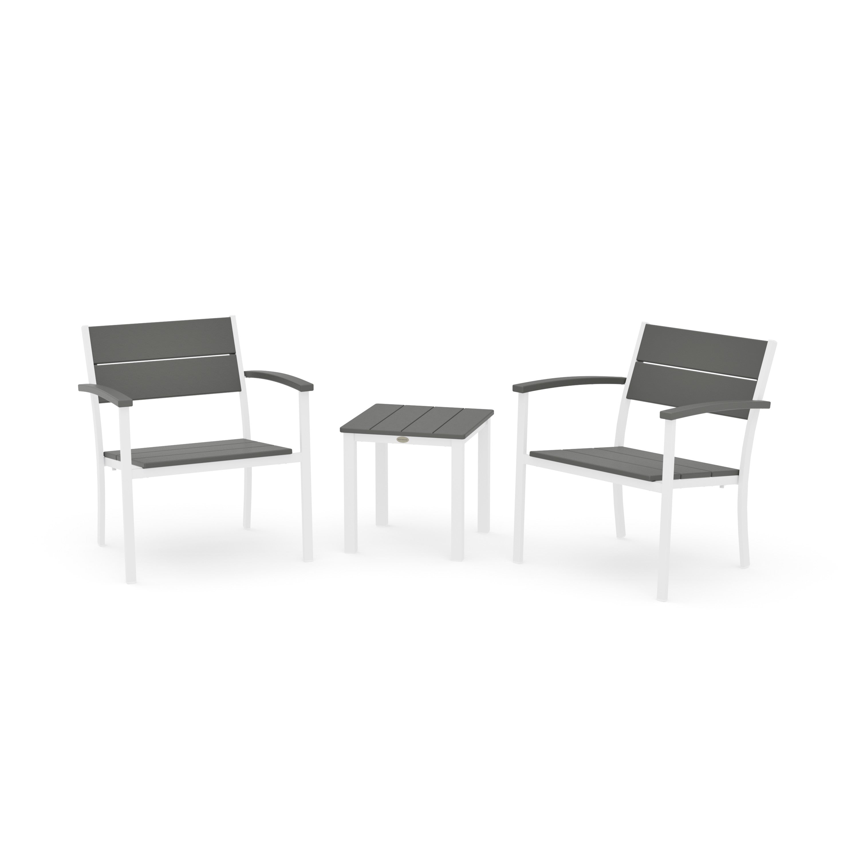 POLYWOOD® Main Street 3-Piece Lounge Chair Set