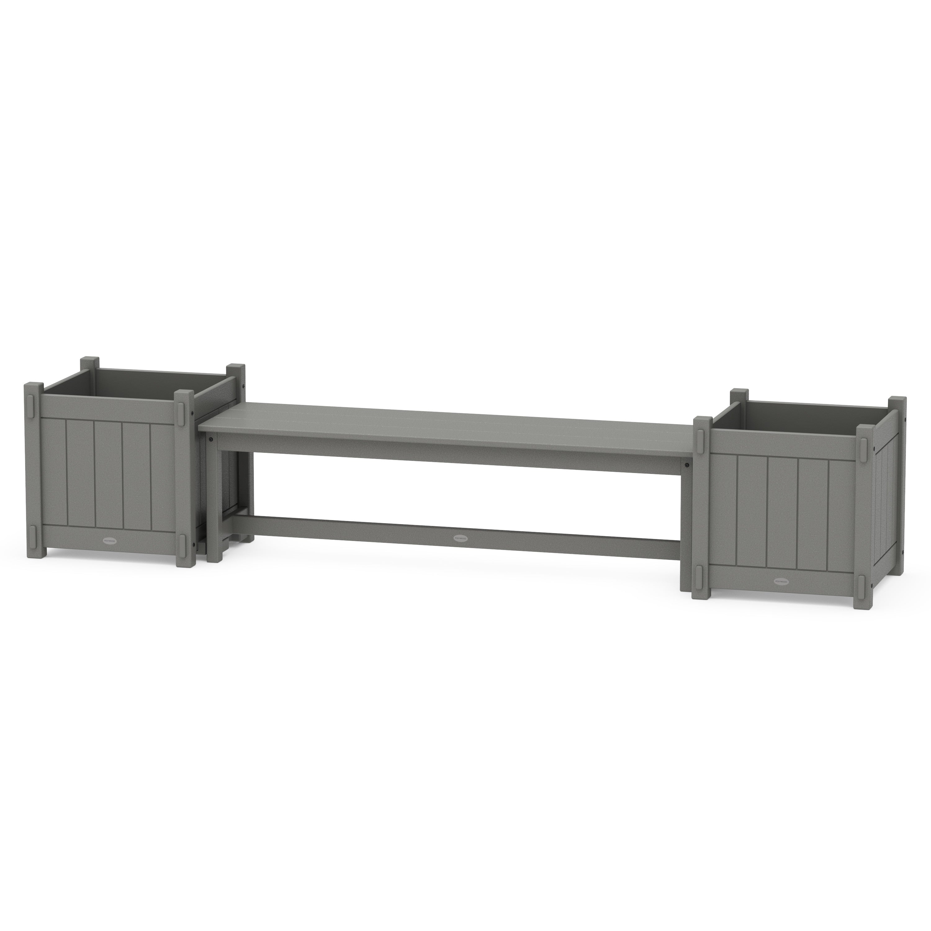 60" Vineyard Straight Planter Bench Set - Large