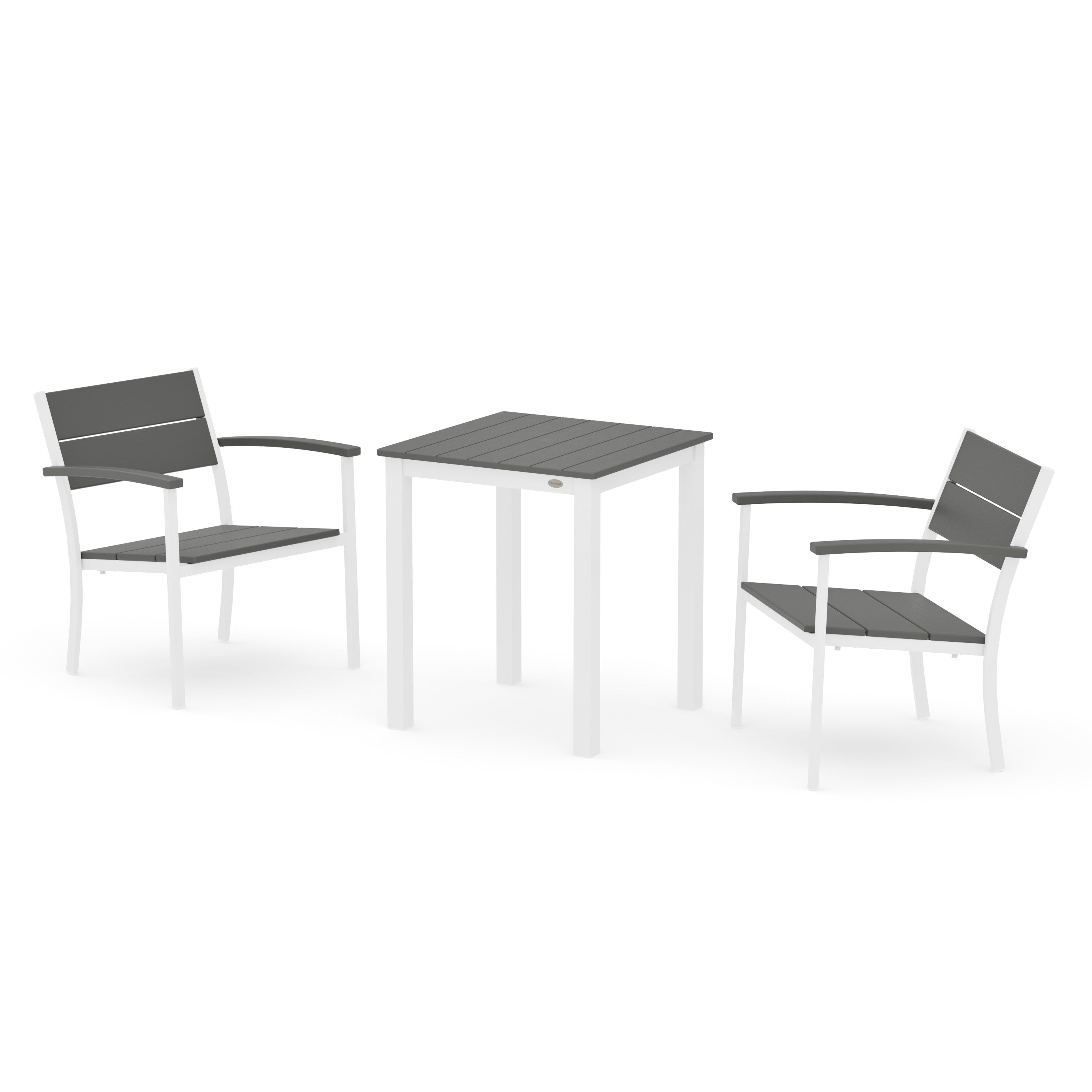 POLYWOOD® Main Street 3-Piece Square Dining Set