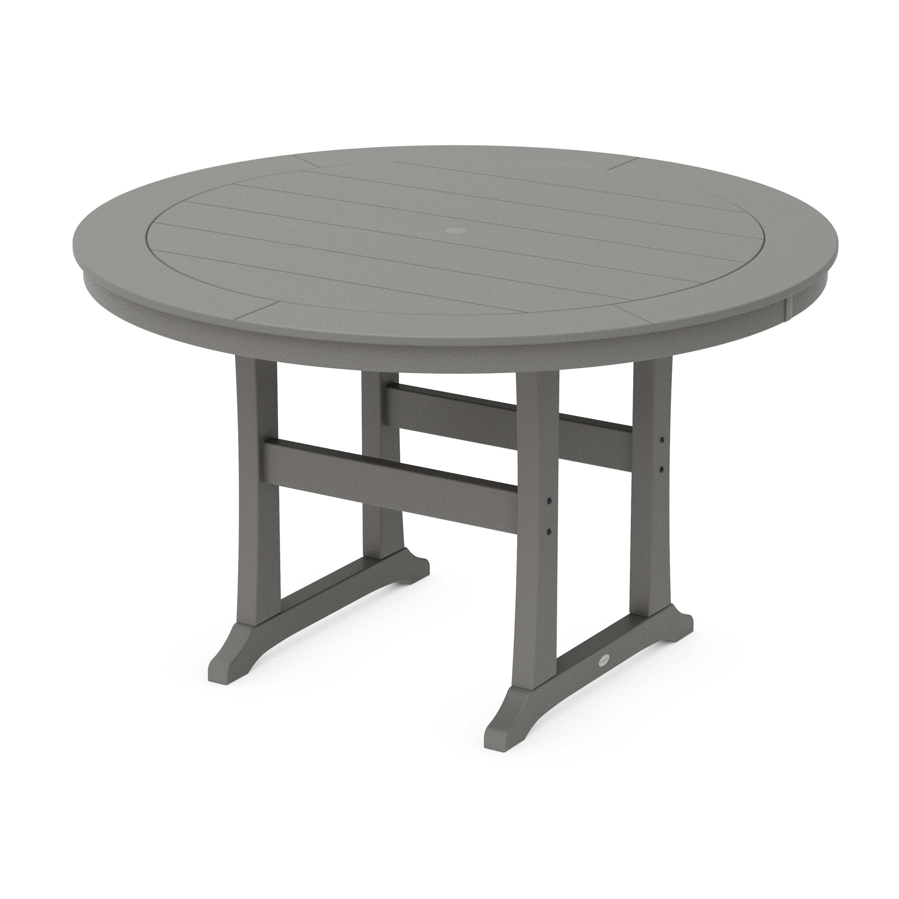 POLYWOOD® Nautical Trestle 60" Round Counter Table