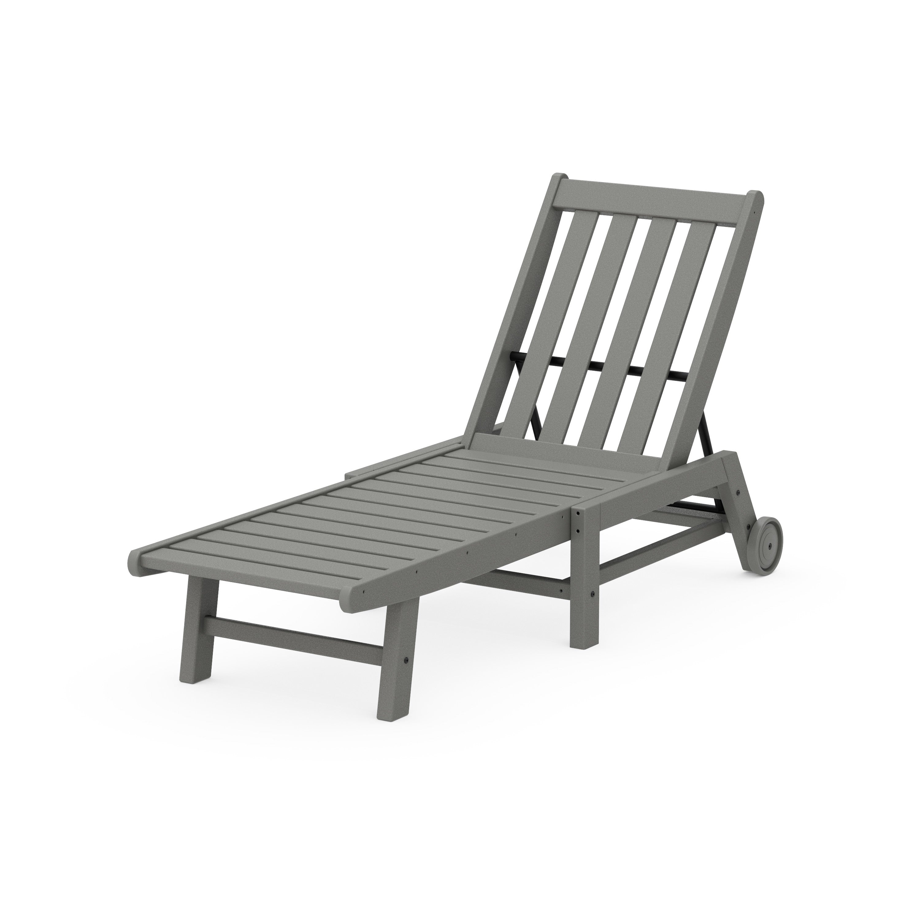 POLYWOOD® Vineyard Chaise with Wheels