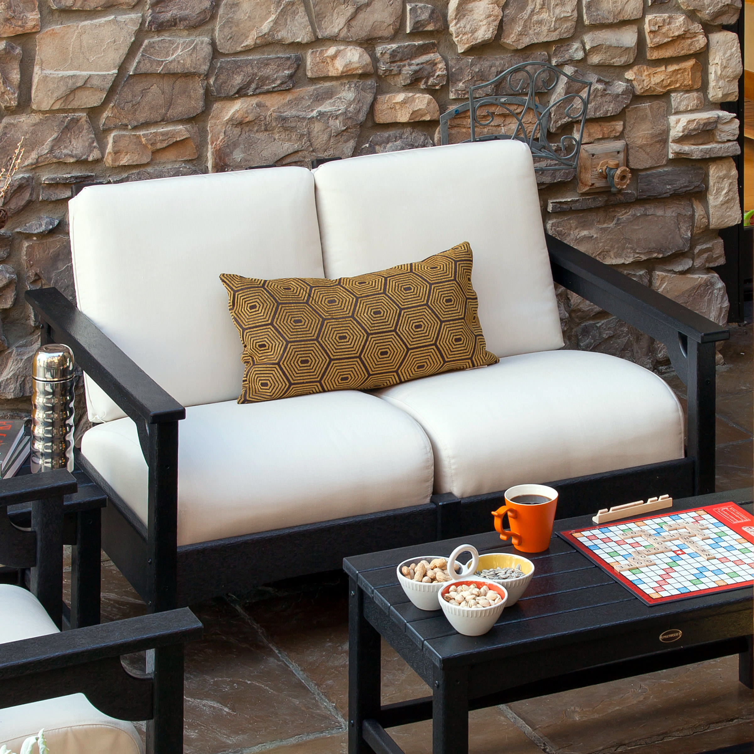 POLYWOOD® Club Settee