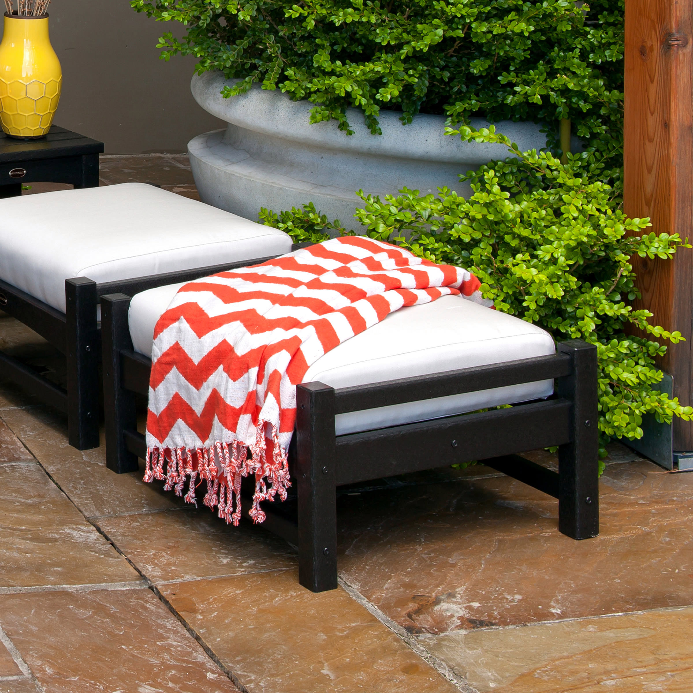 POLYWOOD Club Ottoman
