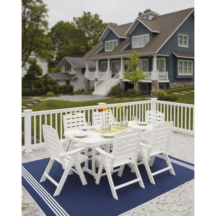 POLYWOOD® Nautical 7-Piece Dining Set
