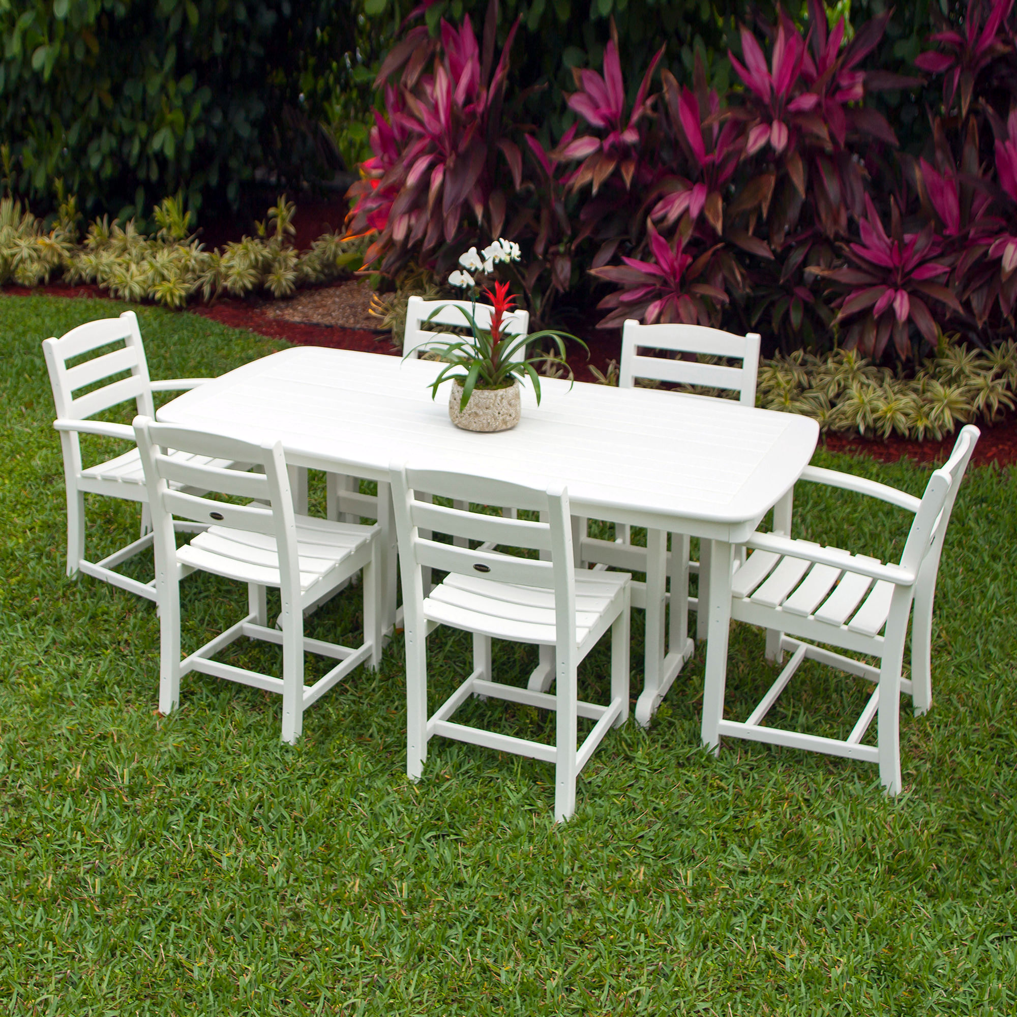 POLYWOOD® La Casa Café 7-Piece Dining Set