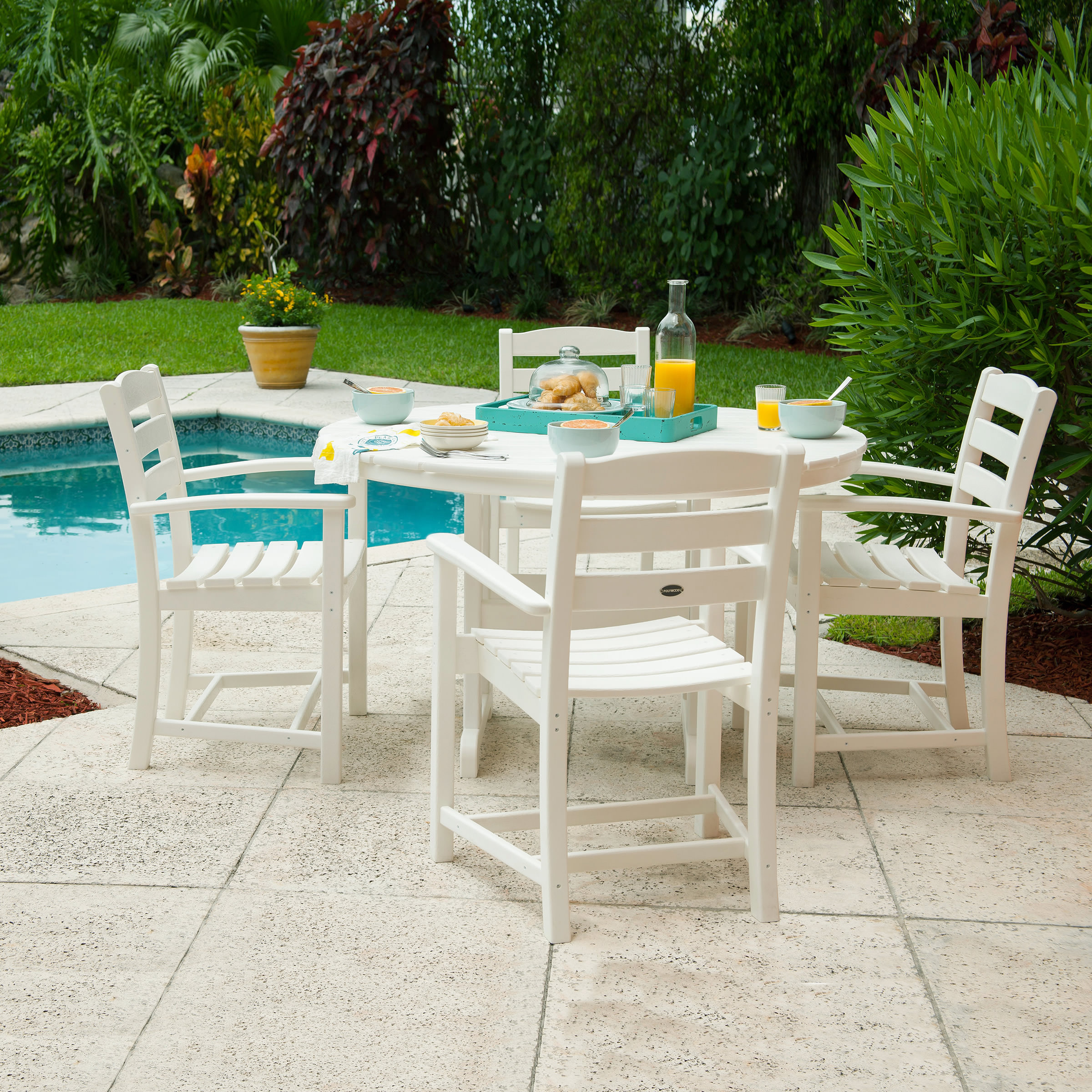 POLYWOOD La Casa Cafe Garden Dining Set