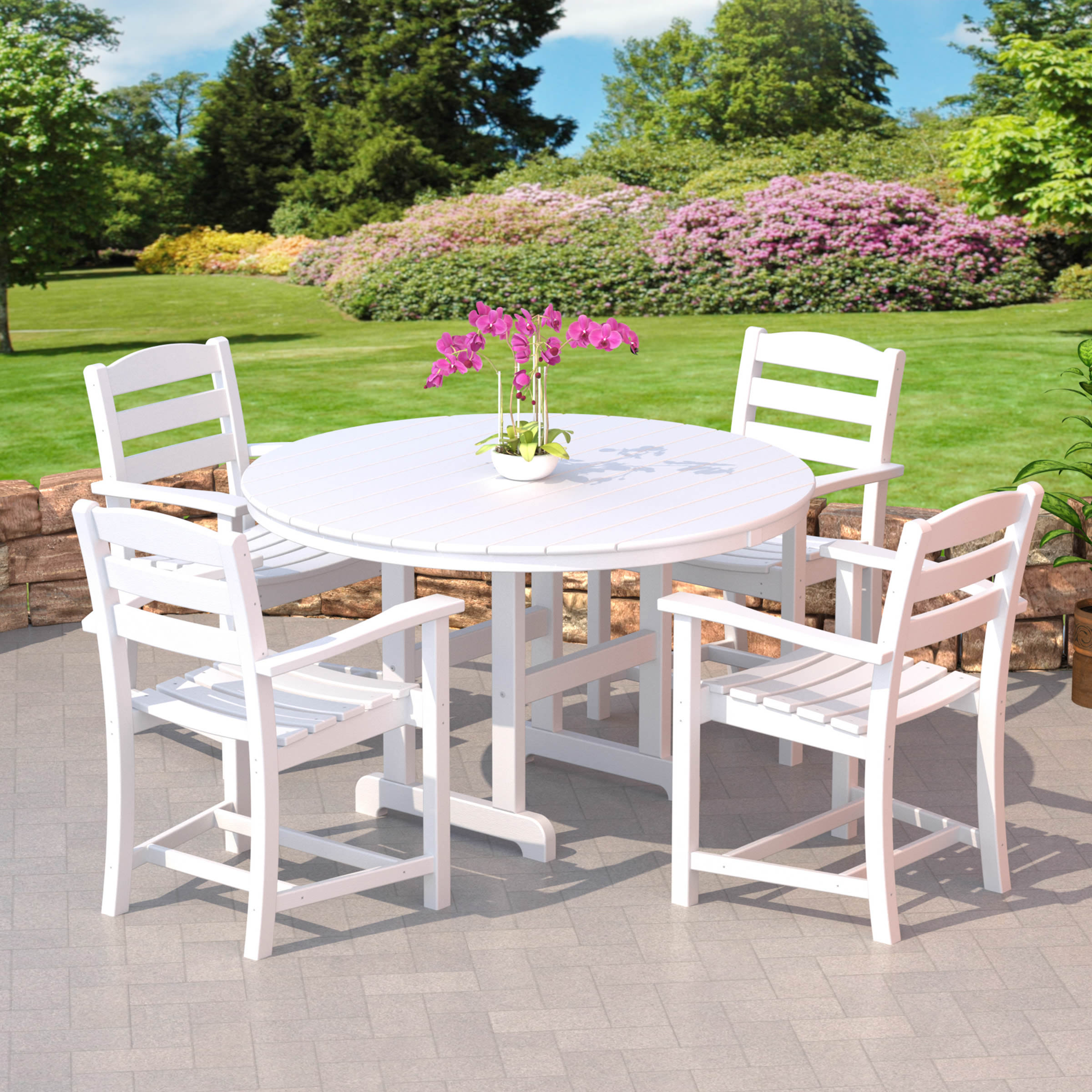 POLYWOOD La Casa Cafe Garden Dining Set
