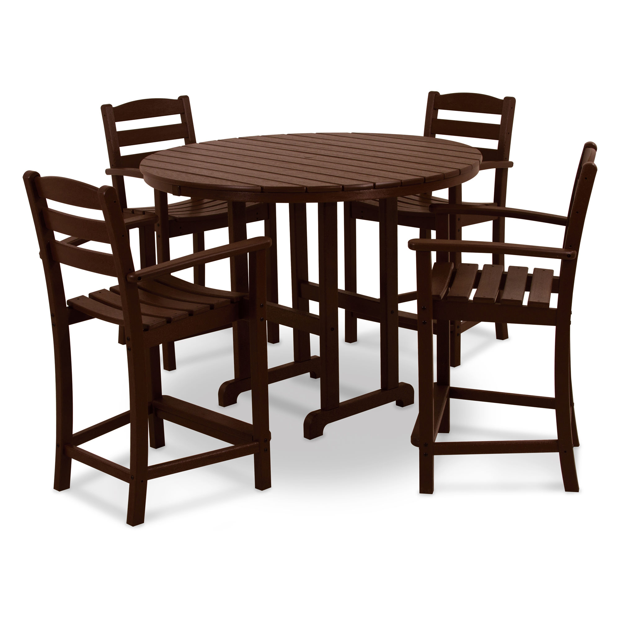 POLYWOOD® La Casa Café 5-Piece Counter Set
