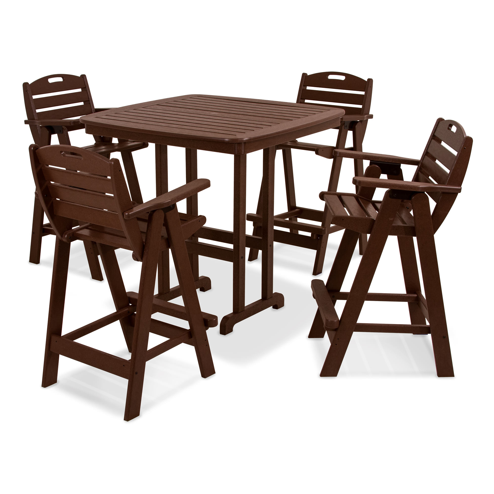 POLYWOOD® Nautical 5-Piece Bar Set