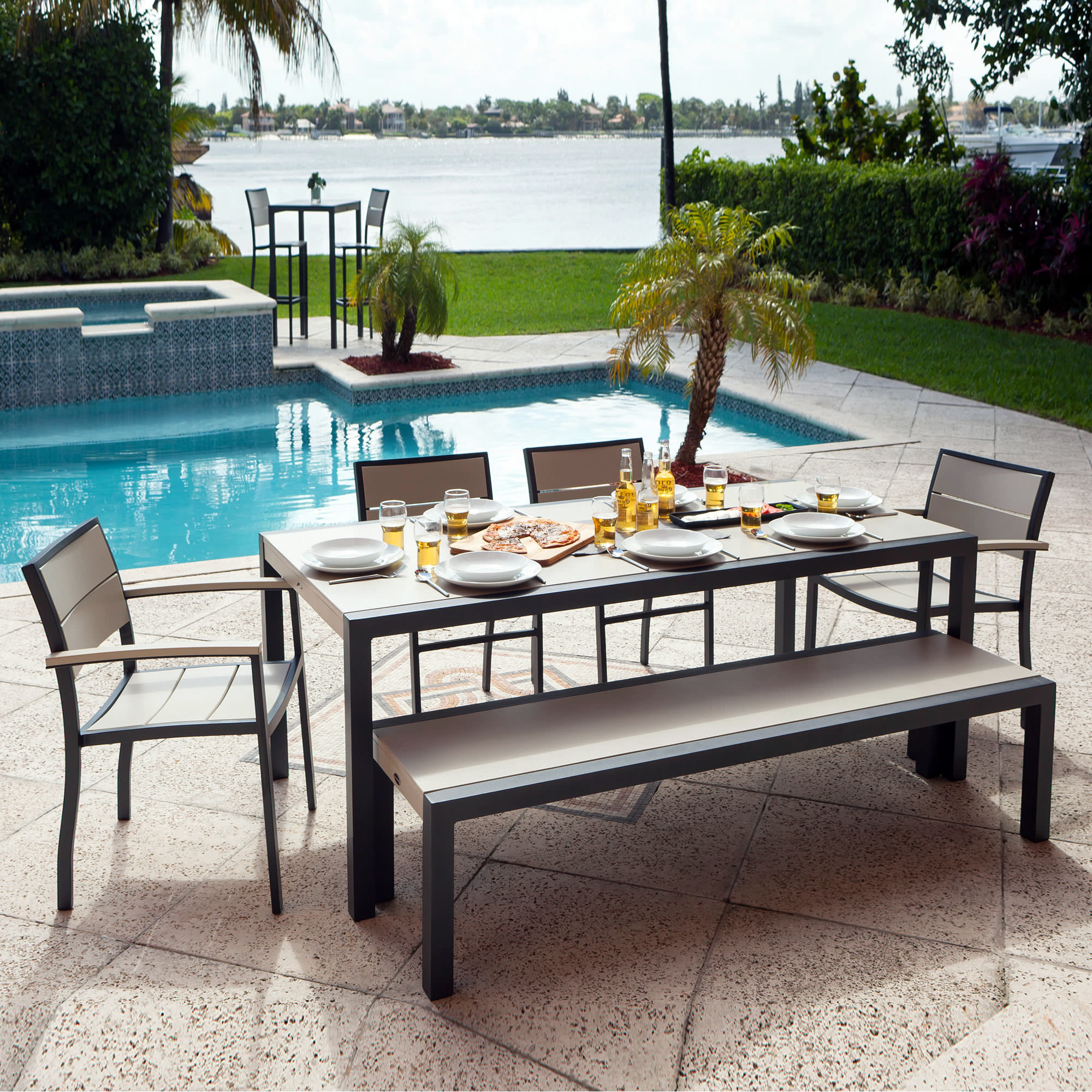 POLYWOOD® Metro™ 6-Piece Dining Set