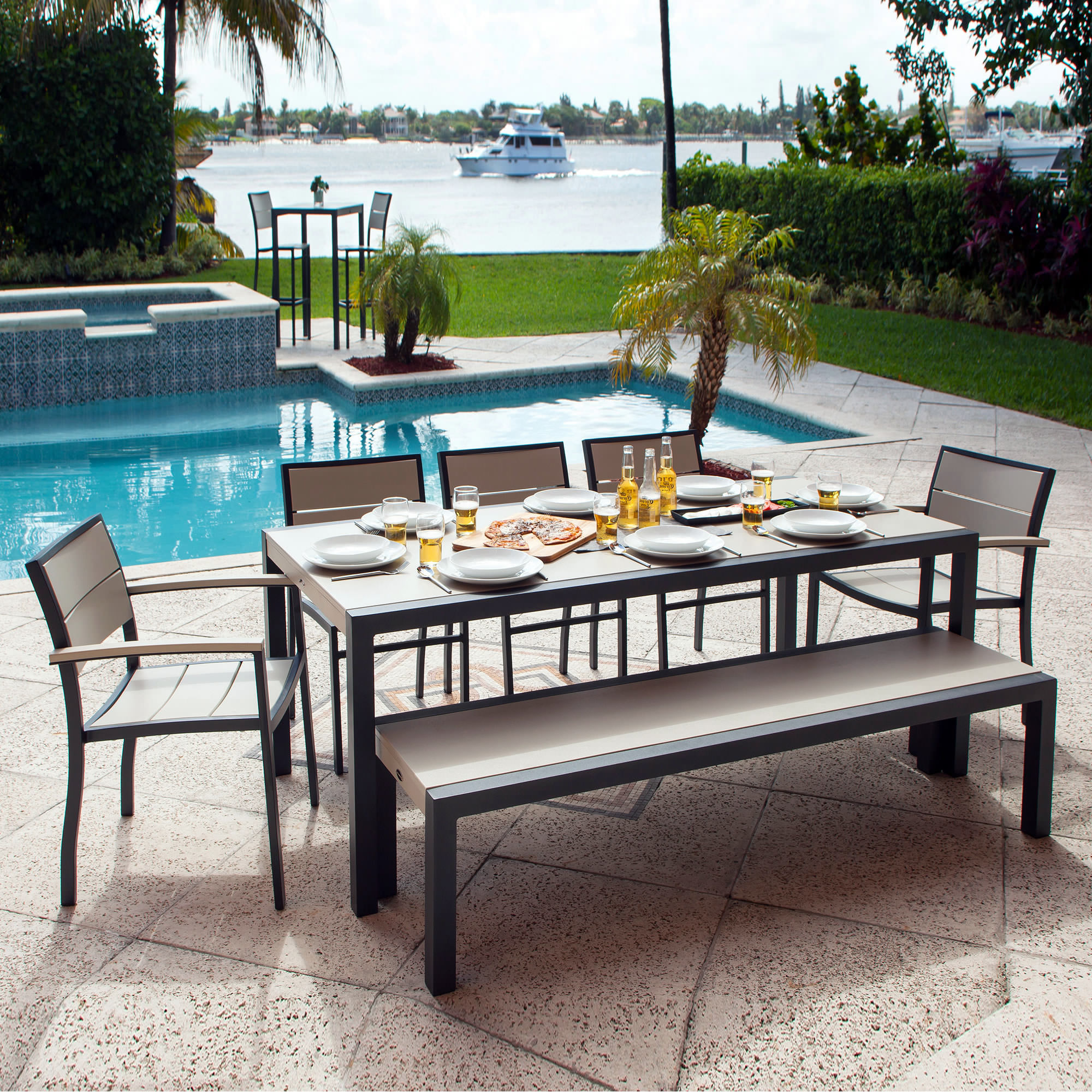 POLYWOOD® Metro™ 7-Piece Dining Set