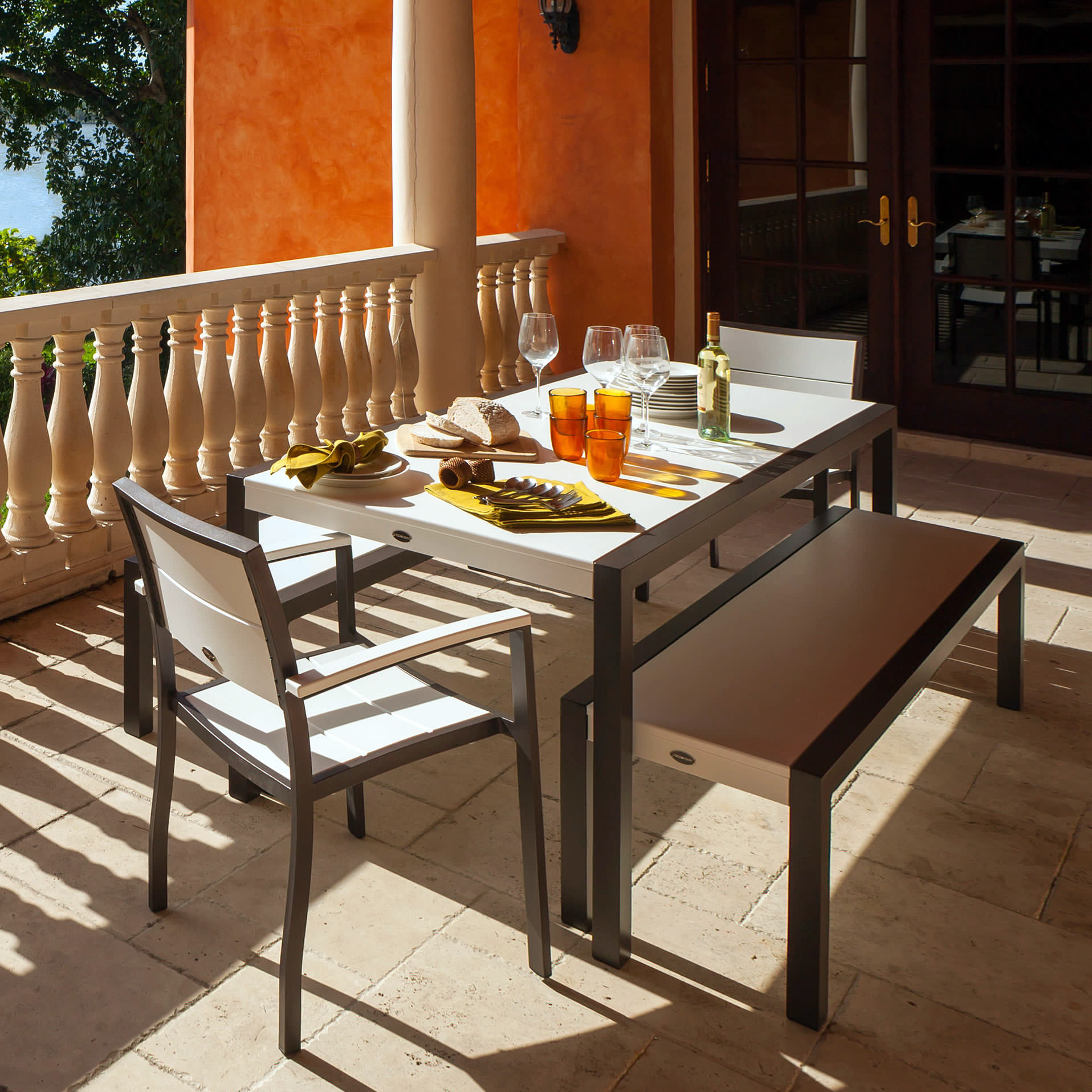 POLYWOOD® Metro™ 5-Piece Dining Set