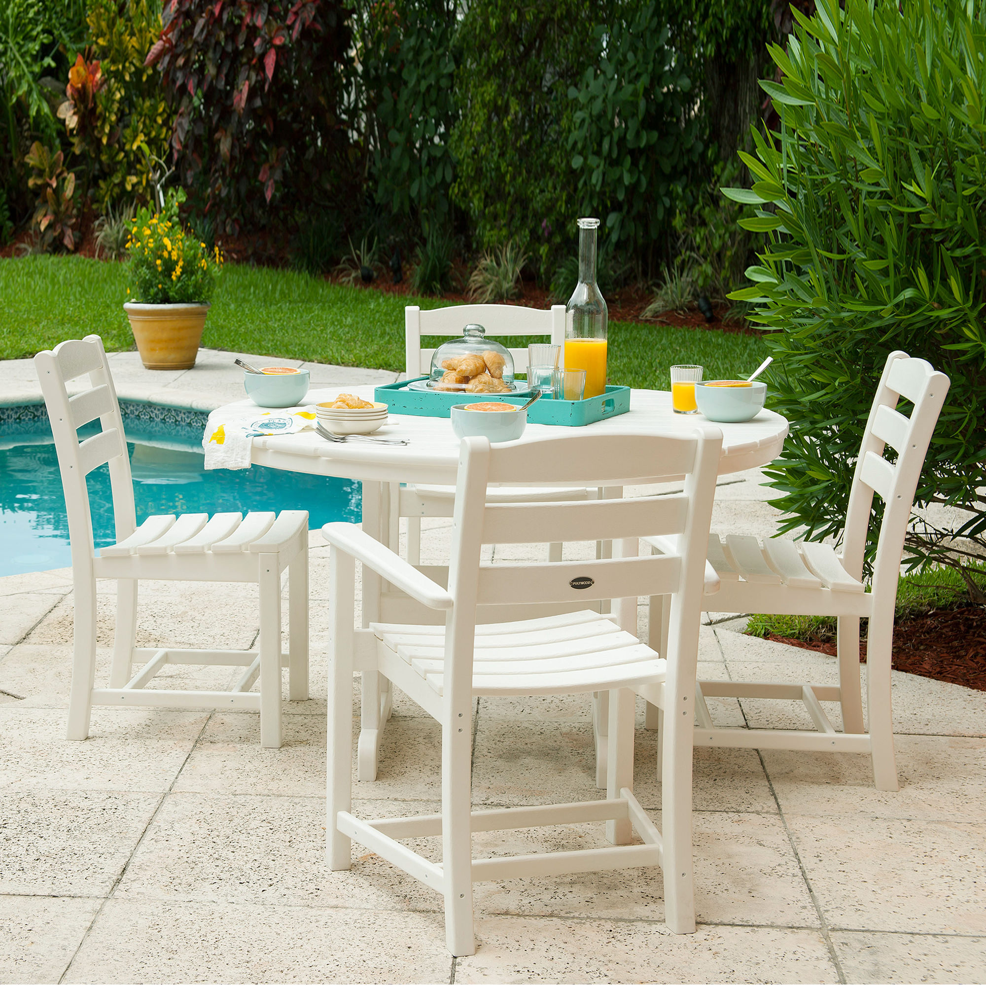 POLYWOOD® La Casa Café 5-Piece Dining Set