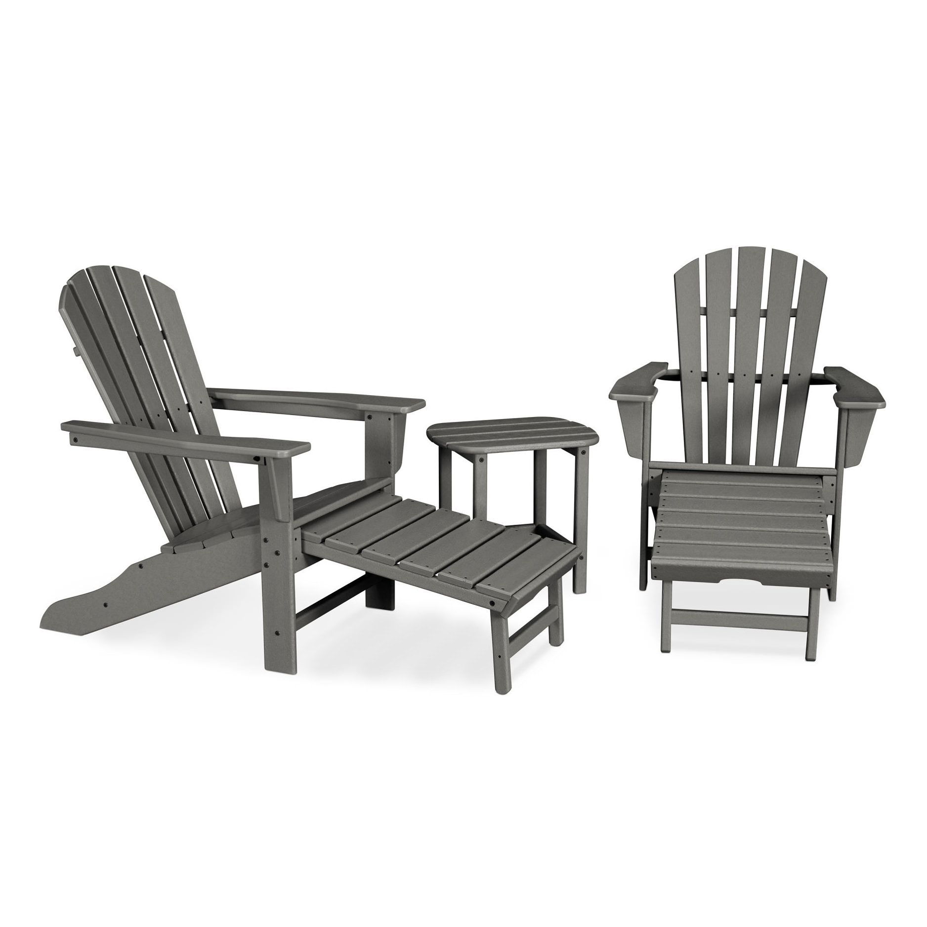 POLYWOOD® South Beach Ultimate Adirondack 3-Piece Set