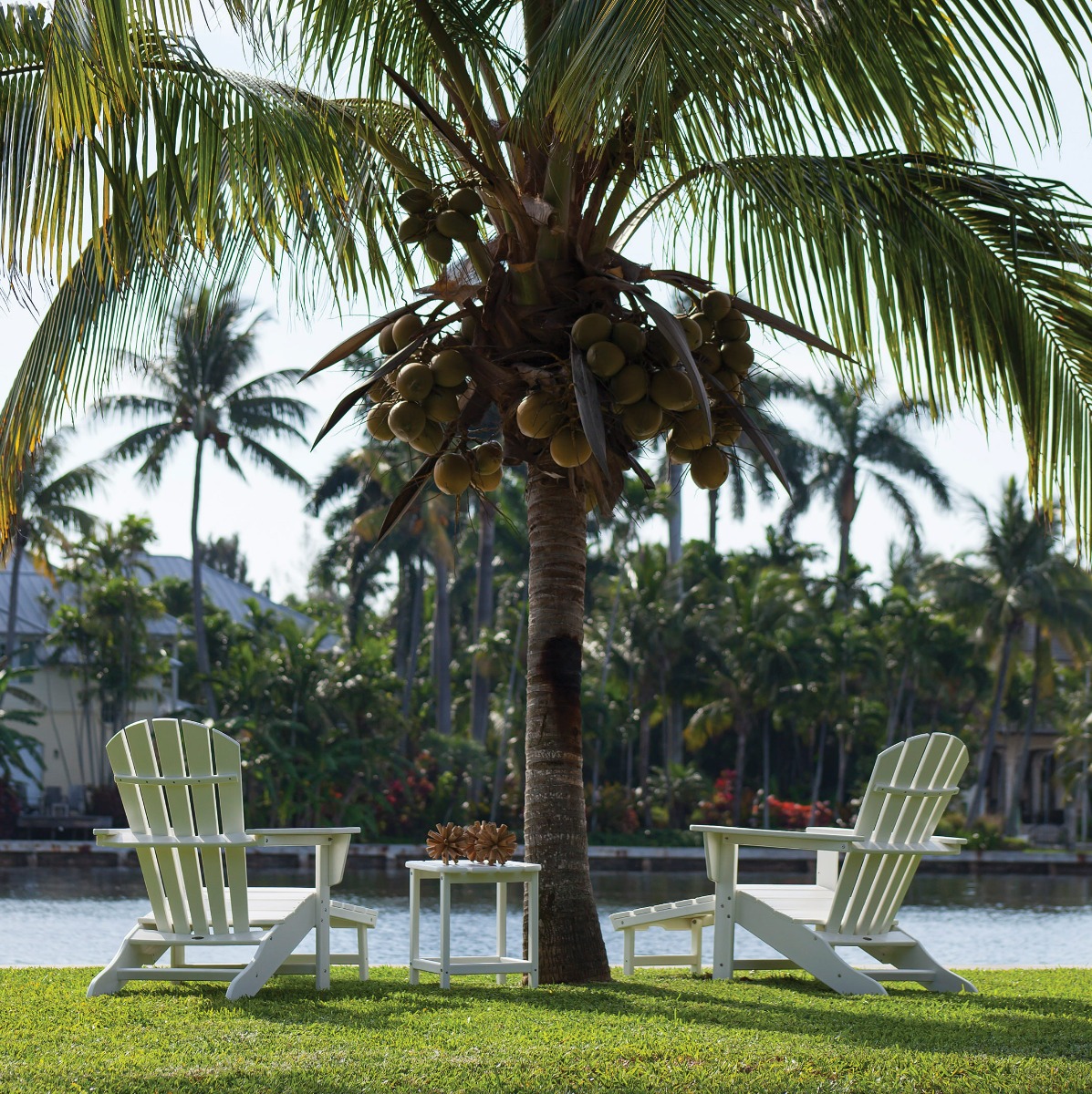 POLYWOOD® South Beach Ultimate Adirondack 3-Piece Set