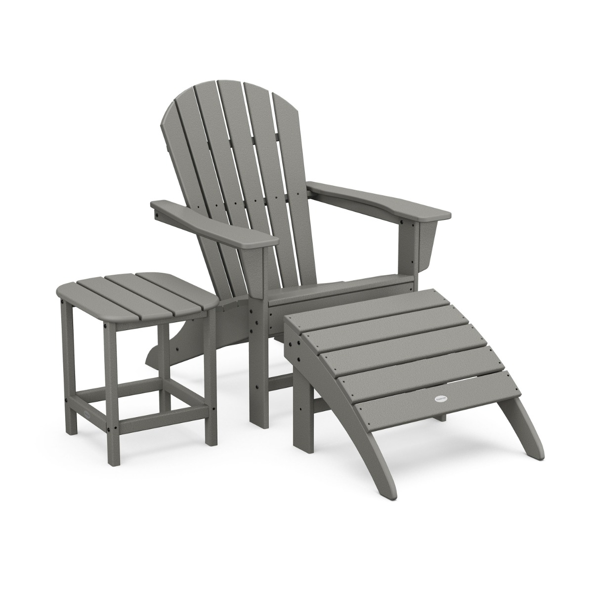 POLYWOOD® South Beach Adirondack 3-Piece Set
