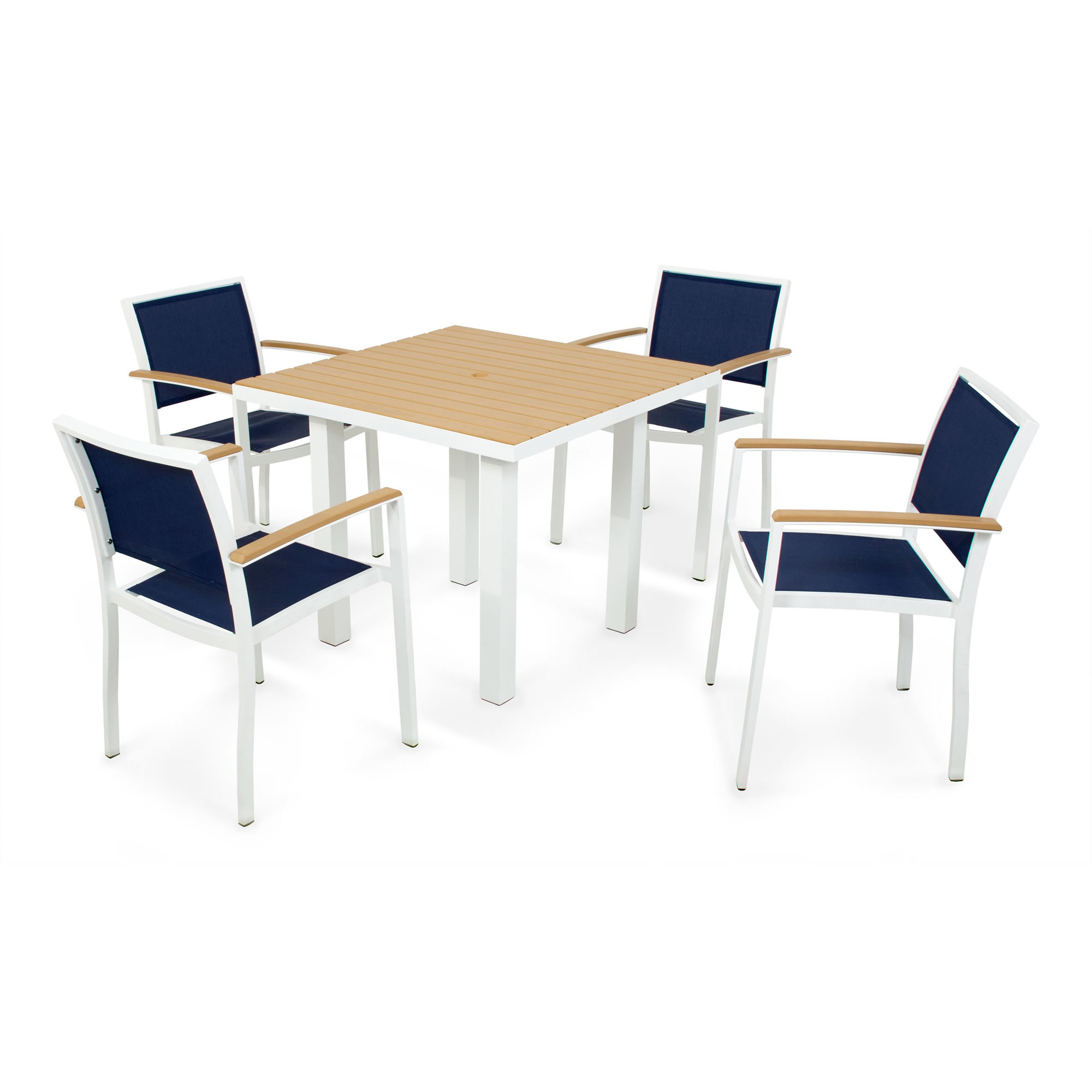 White frame/Navy Sling