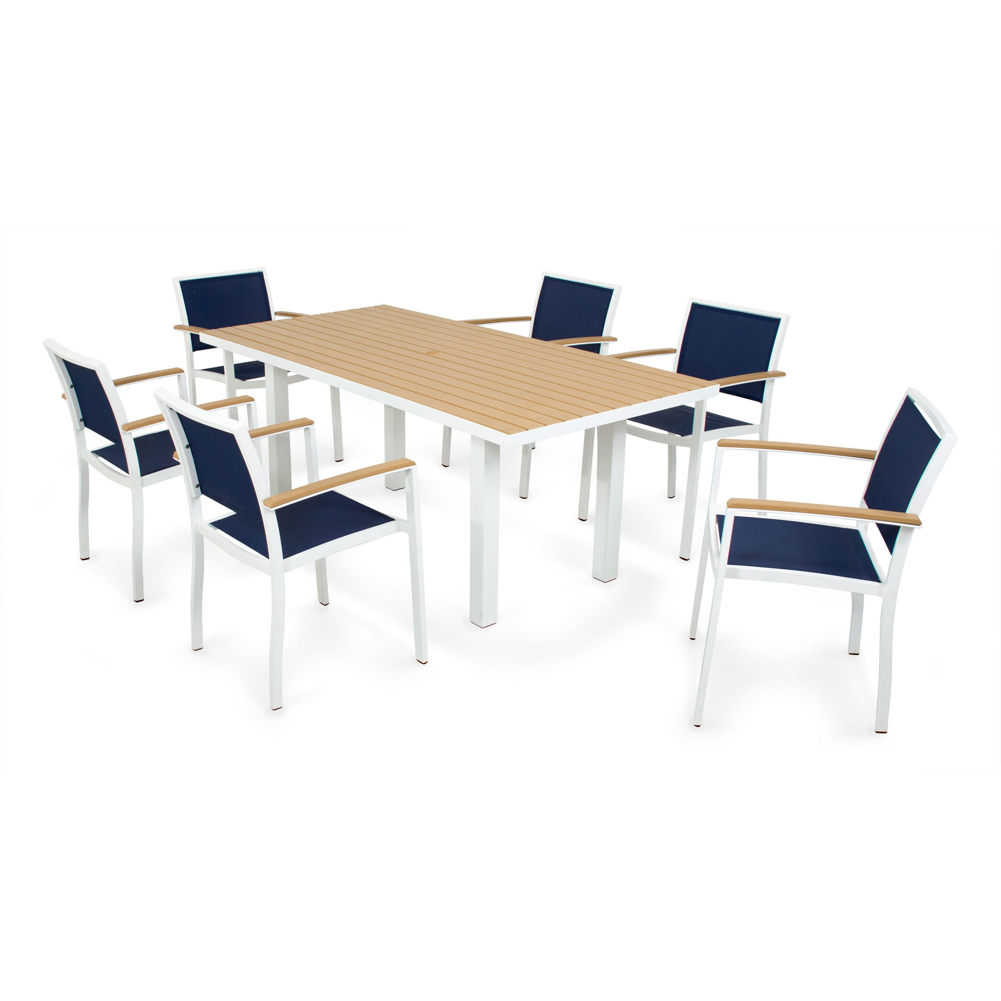 White Frame/Navy Sling