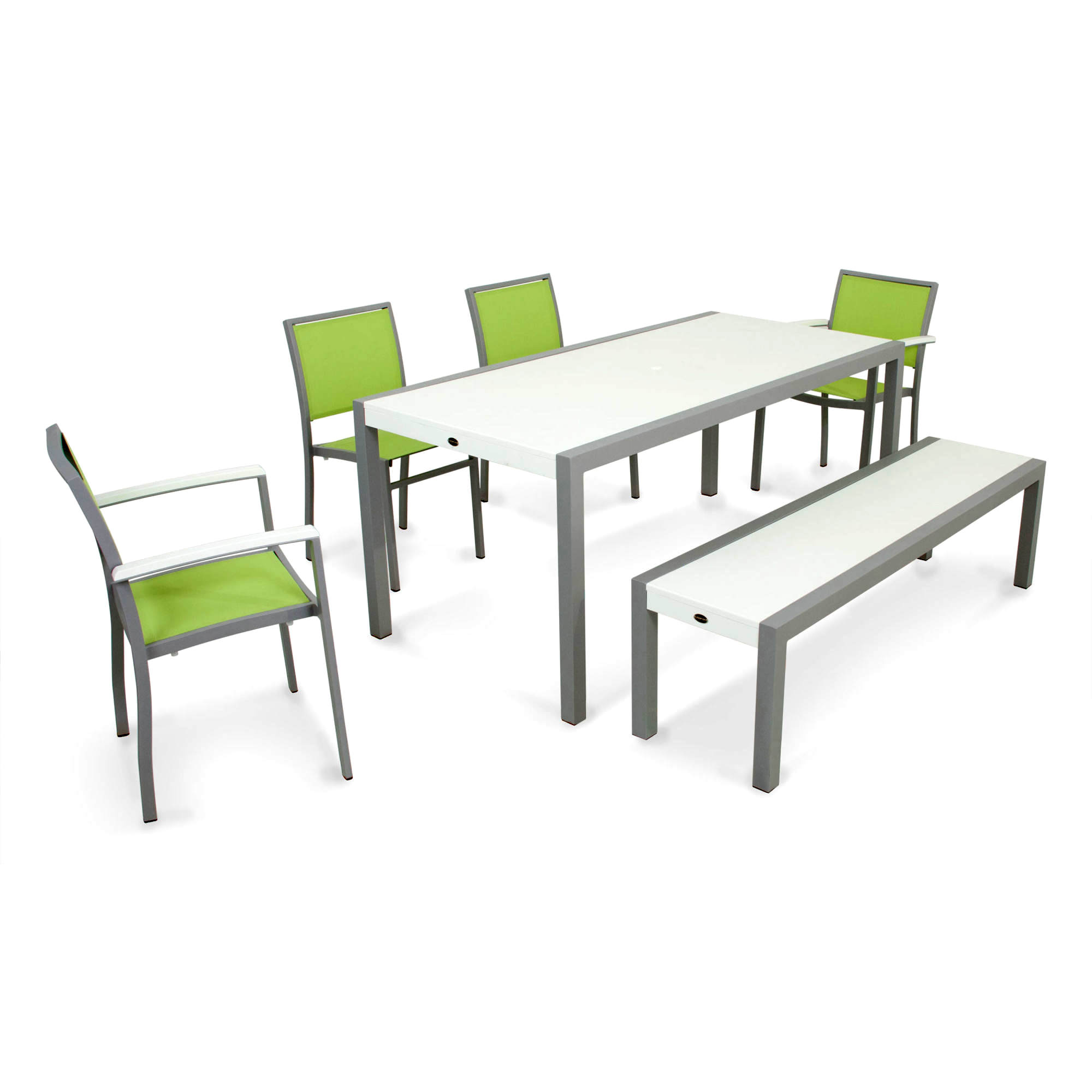 POLYWOOD® Bayline™ 6-Piece Dining Set