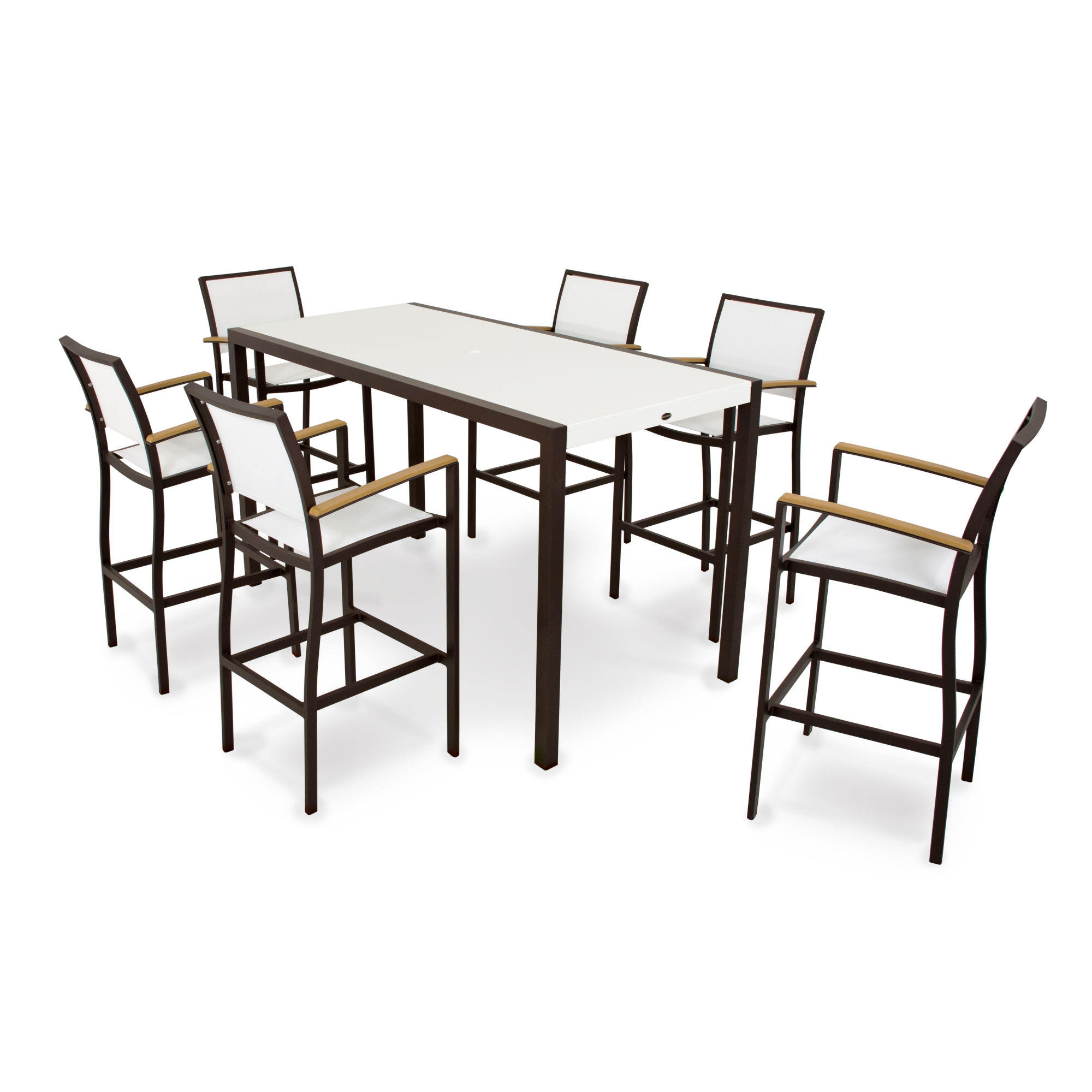 POLYWOOD® Bayline™ 7-Piece Bar Set