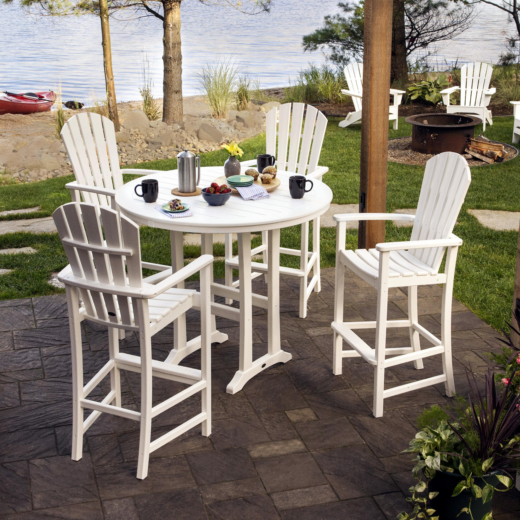 POLYWOOD® Palm Coast 5-Piece Bar Set