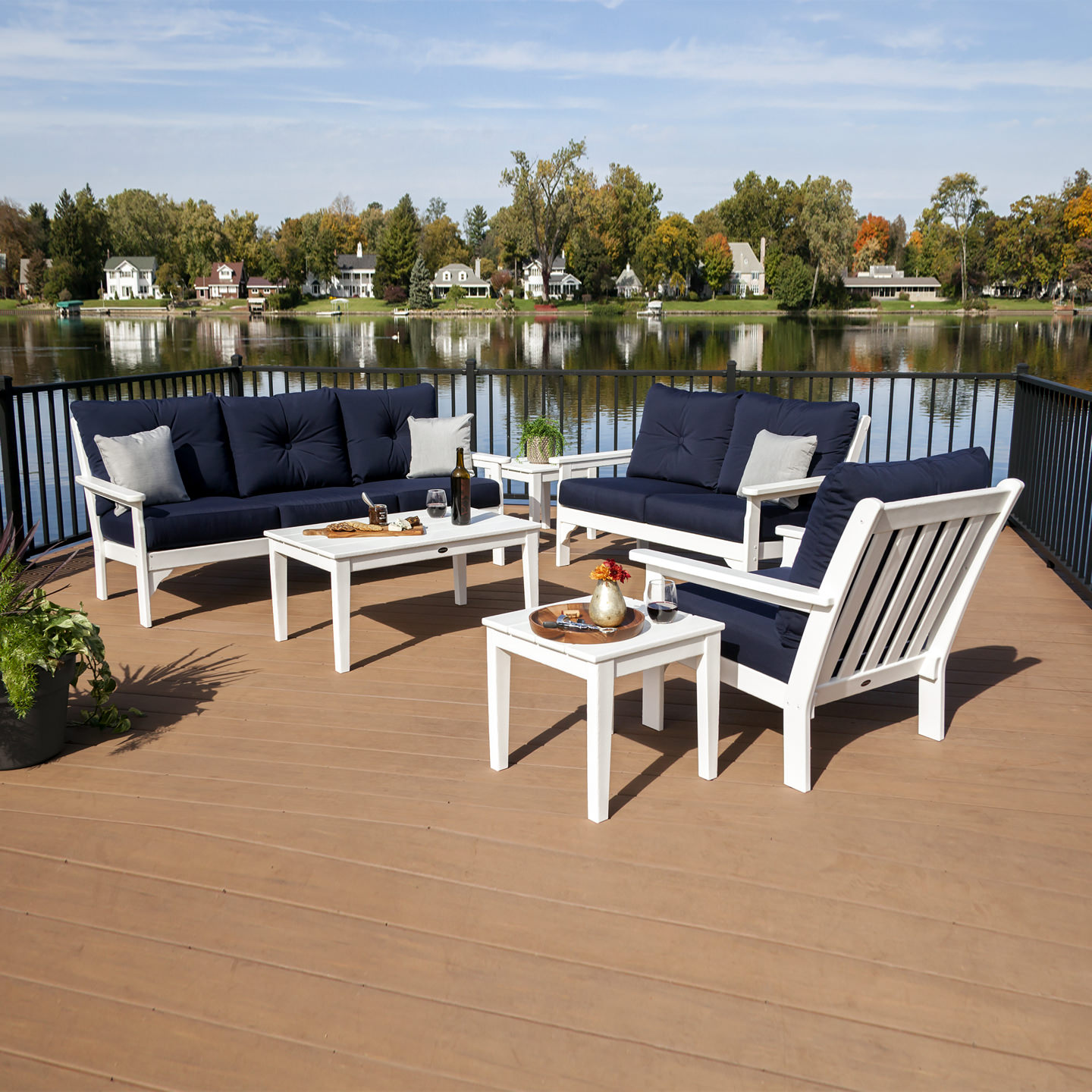 POLYWOOD® Vineyard 6-Piece Deep Seating Set