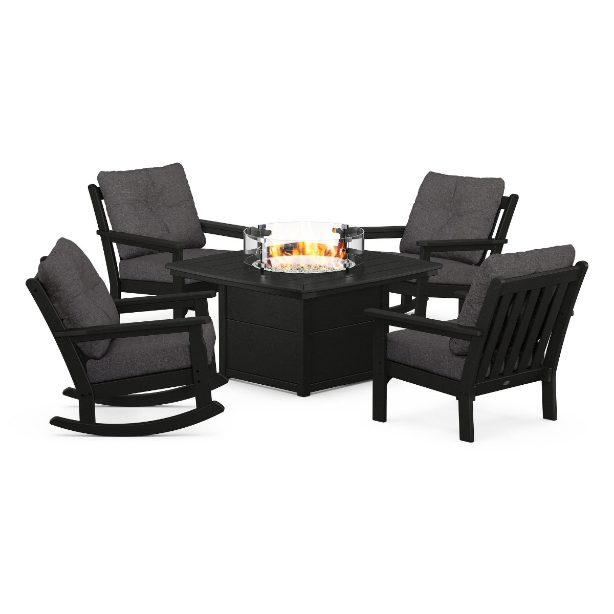 POLYWOOD® Vineyard Deep Seating Rocking Chair