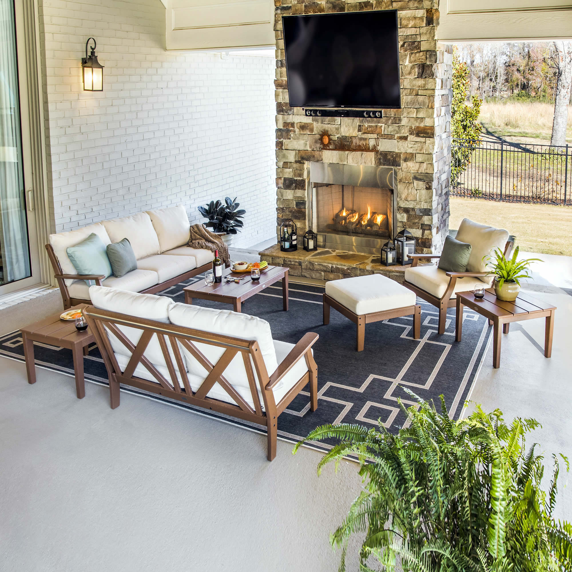 POLYWOOD® Braxton 7-Piece Deep Seating Set