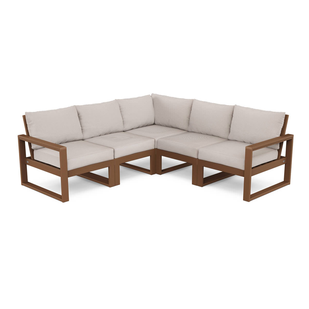 POLYWOOD® EDGE 5-Piece Modular Deep Seating Set