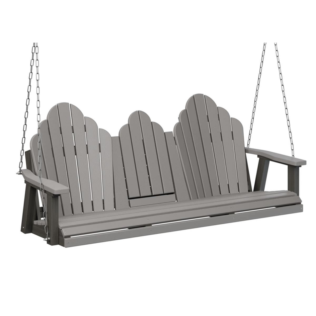 Berlin Gardens Cozi-Back 5 ft Swing with Console