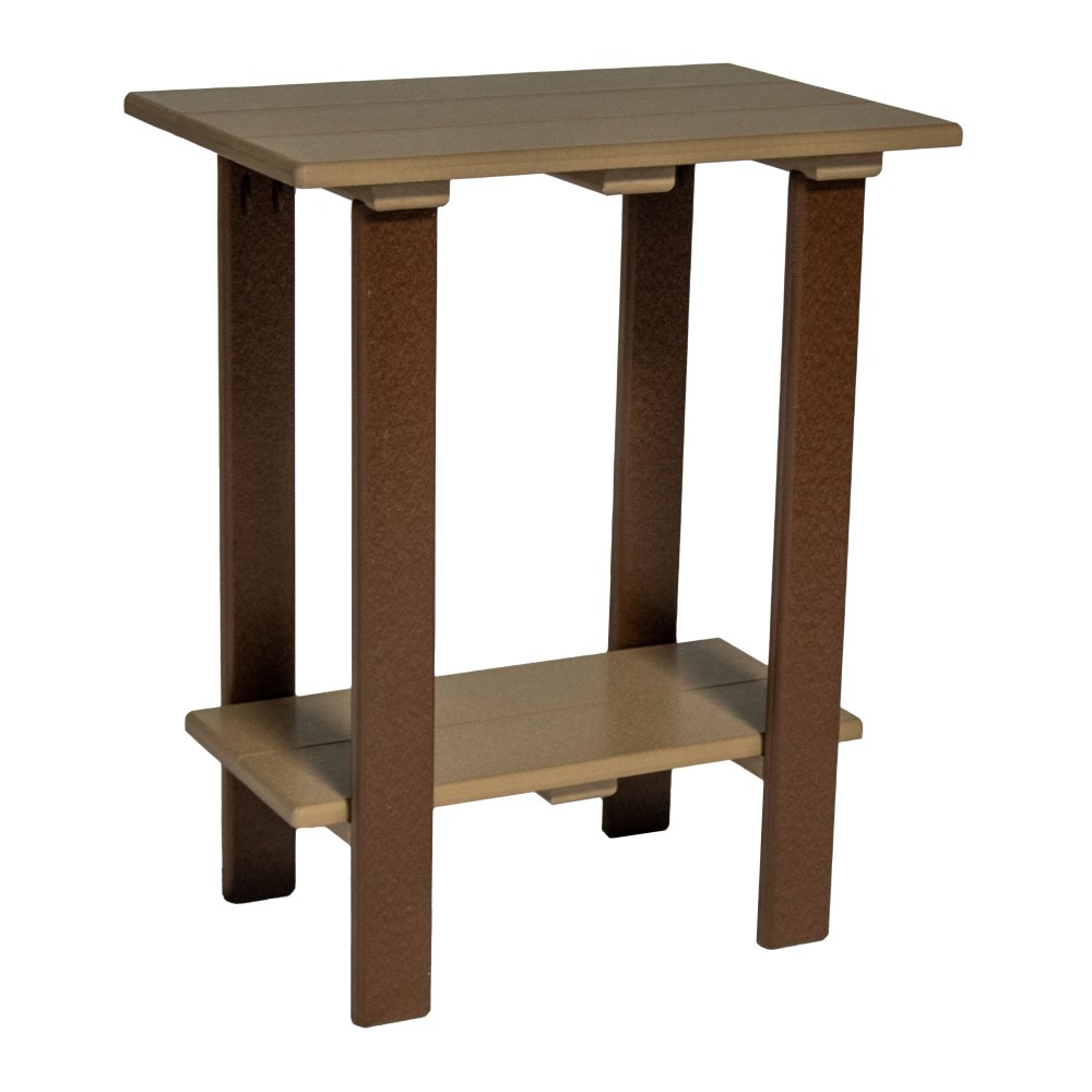 Amish Poly Craftsman Counter End Table