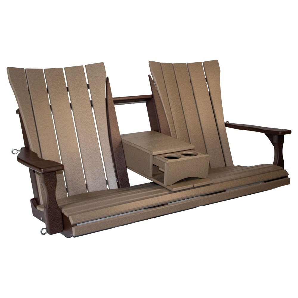 Amish Poly Craftsman 5 ft Swing w/ Stainless Steel Chain w/ Console