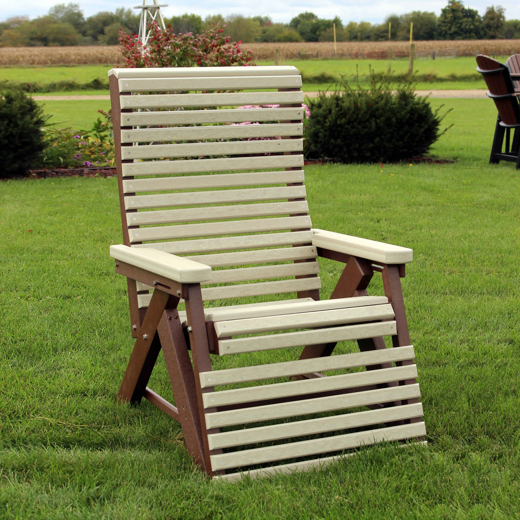 Amish Poly Rollback Reclining Chair