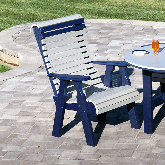 Amish Craft Poly Rollback Chair w/ Bottom 2x4