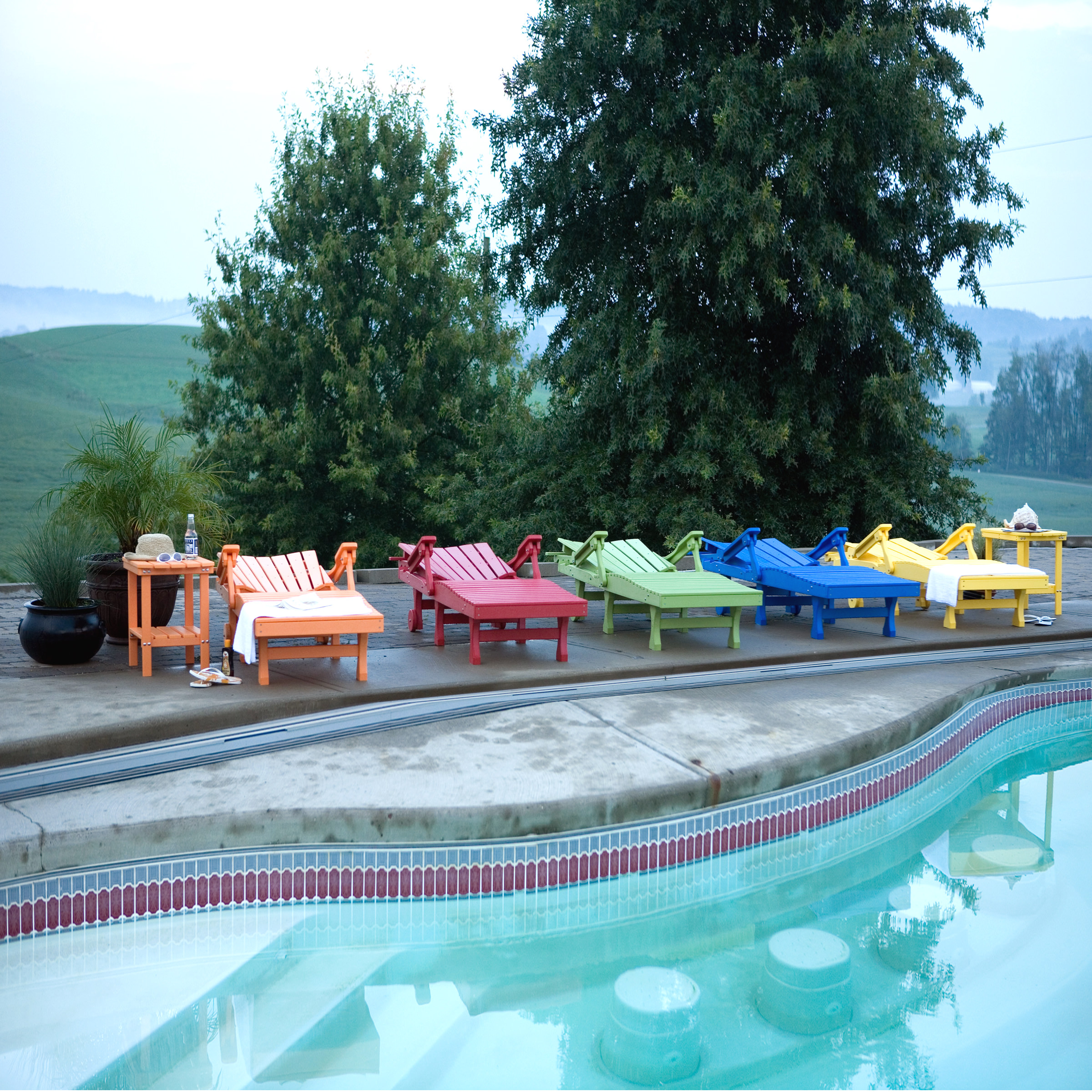 Berlin Gardens Tropical Chaise Lounge