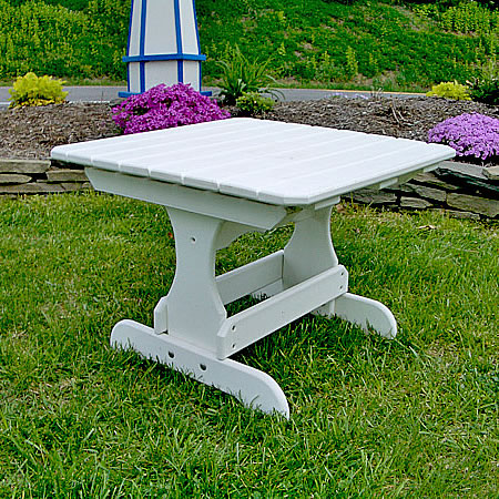 Recycled Poly Lumber Square Coffee Table