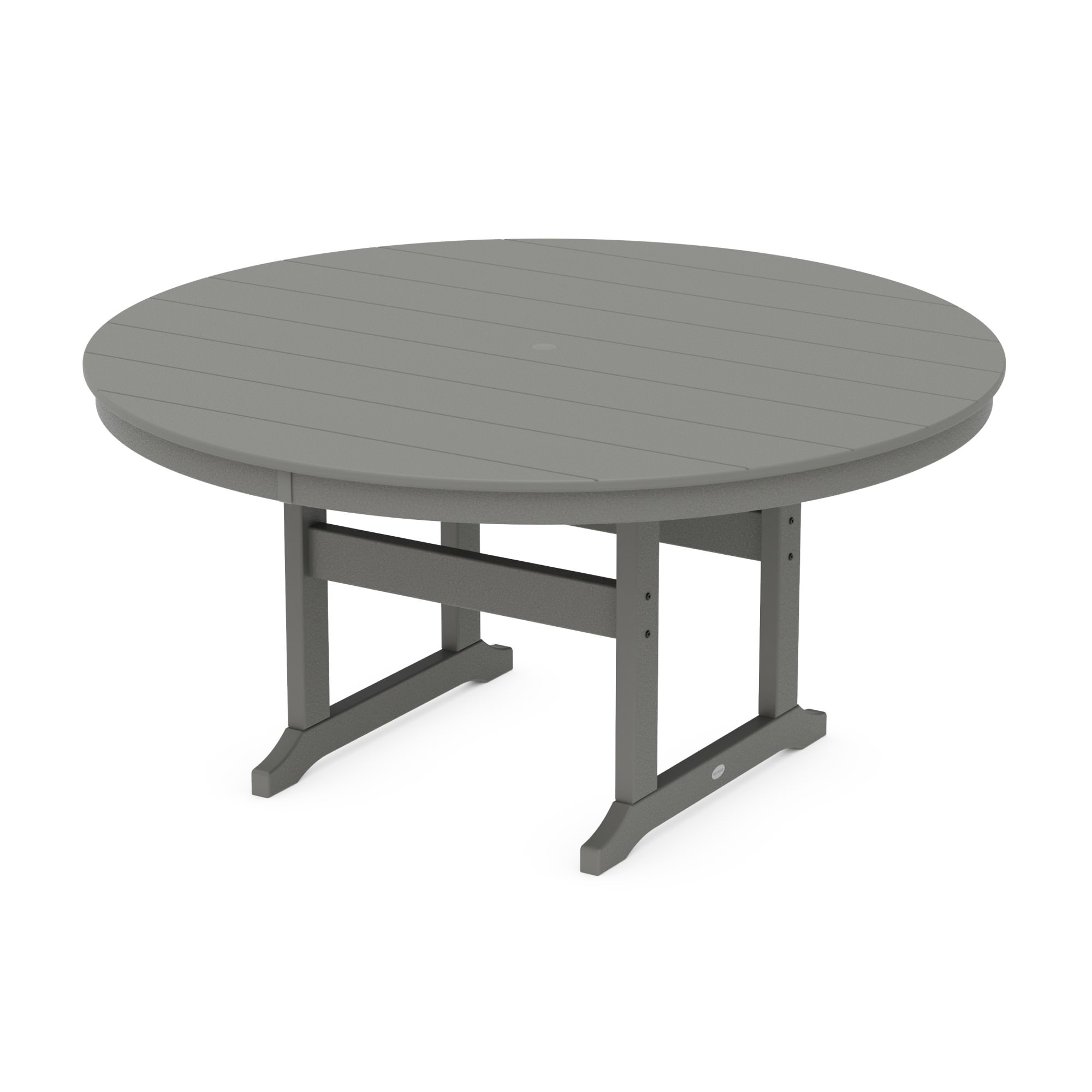 POLYWOOD® 60in Round Farmhouse Dining Table