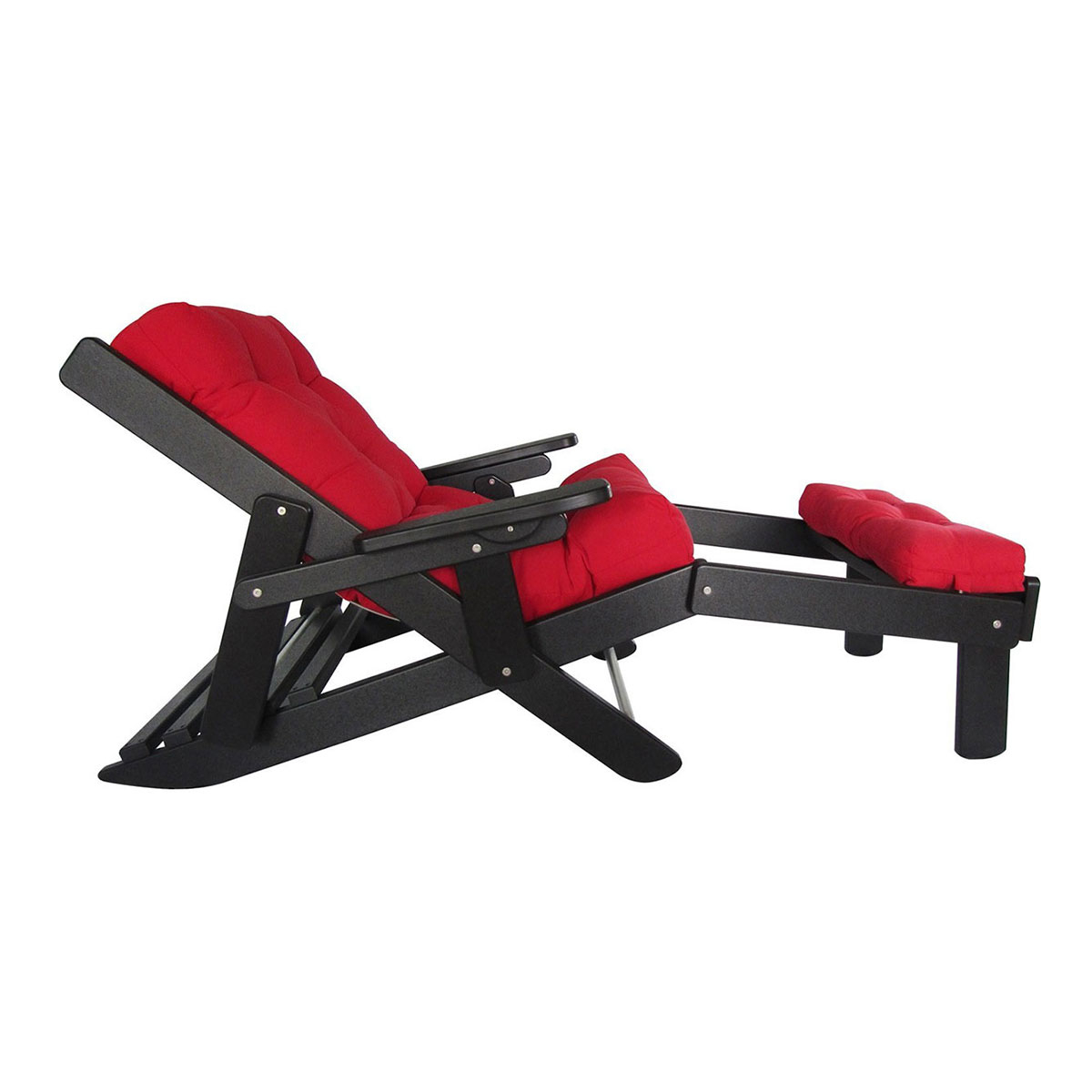 Amish Poly Sanibel Folding Chaise Lounge (Step Thru)