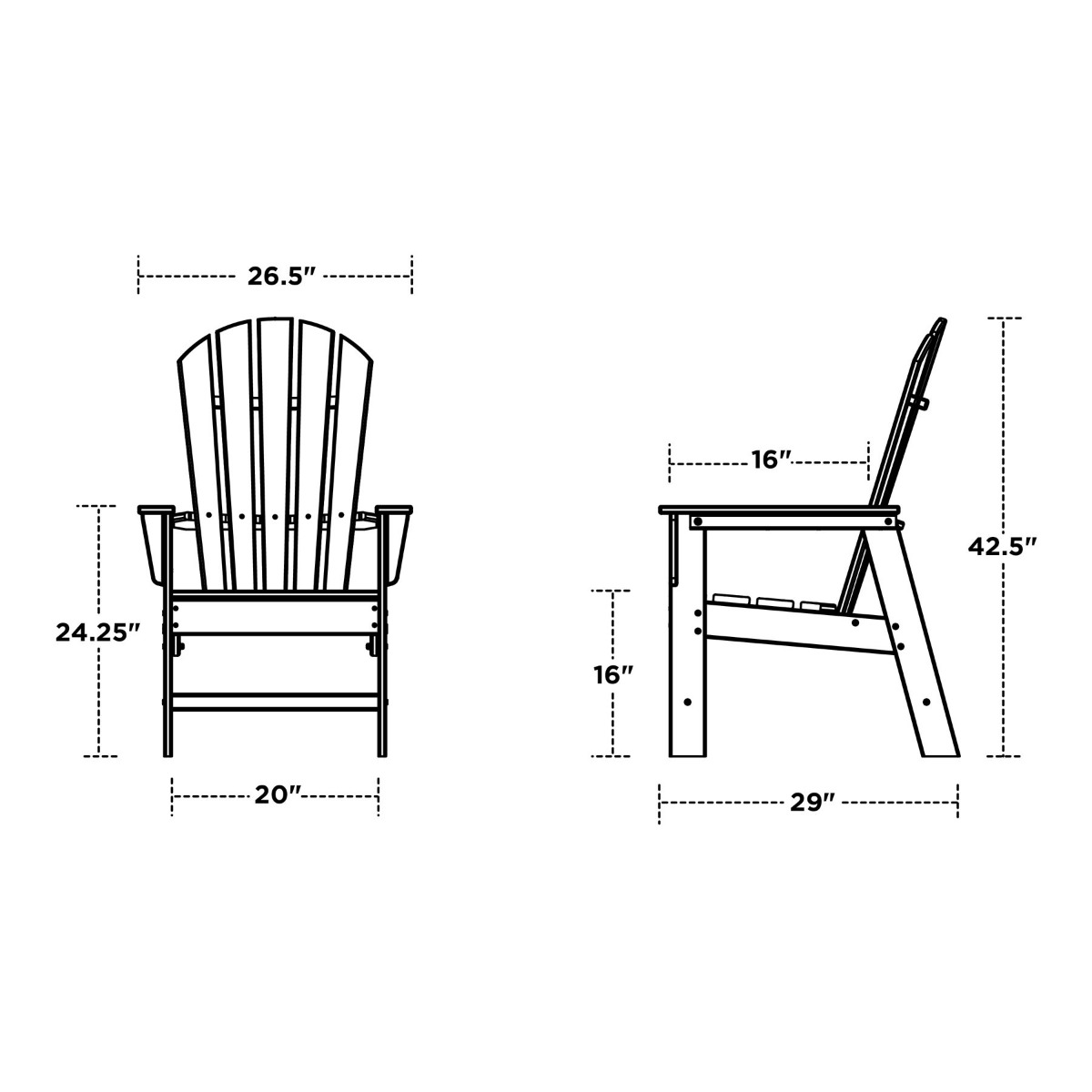 POLYWOOD South Beach Dining Chair